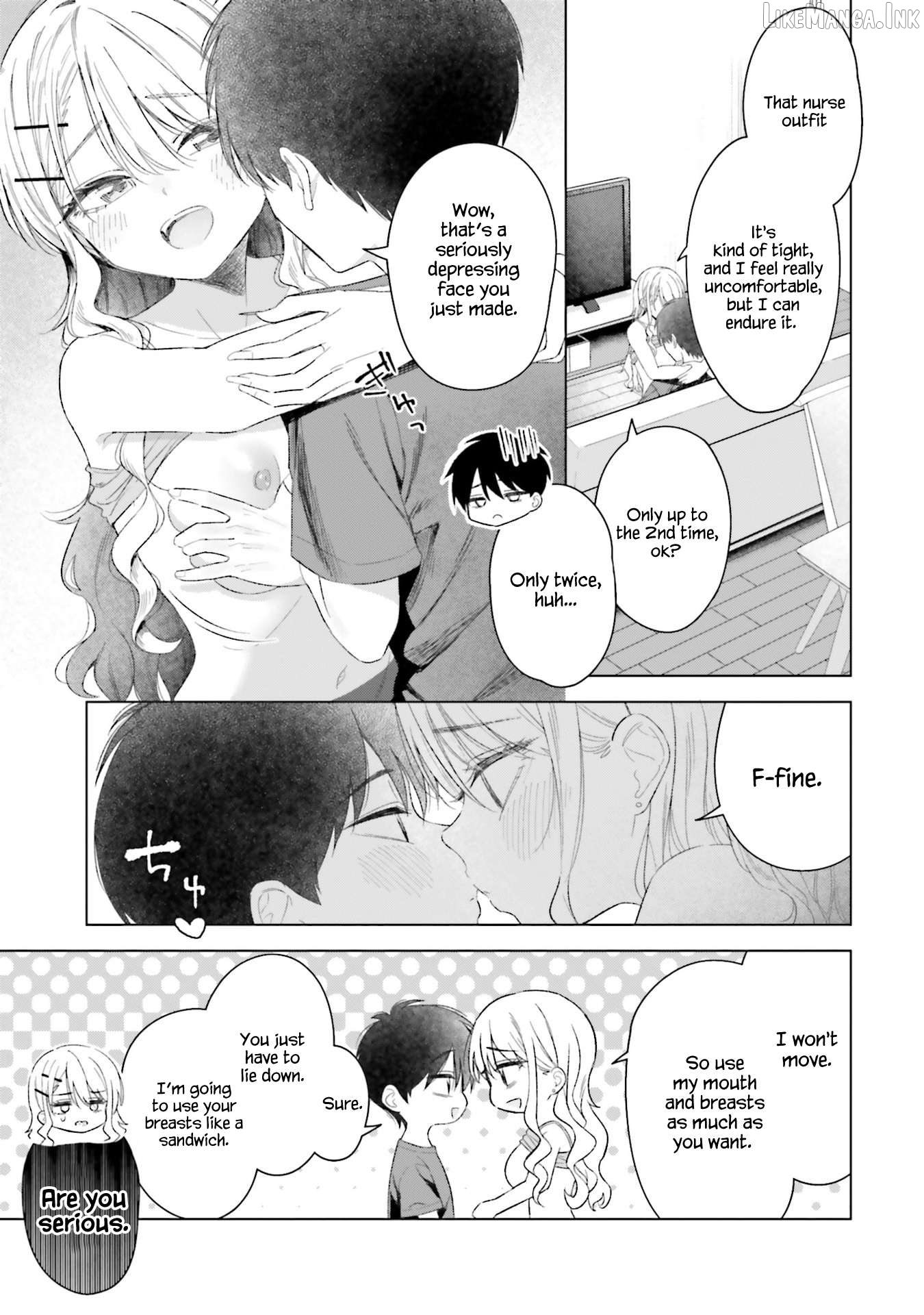 Onna Tomodachi Wa Tanomeba Igaito Yarasete Kureru Chapter 25 - page 14