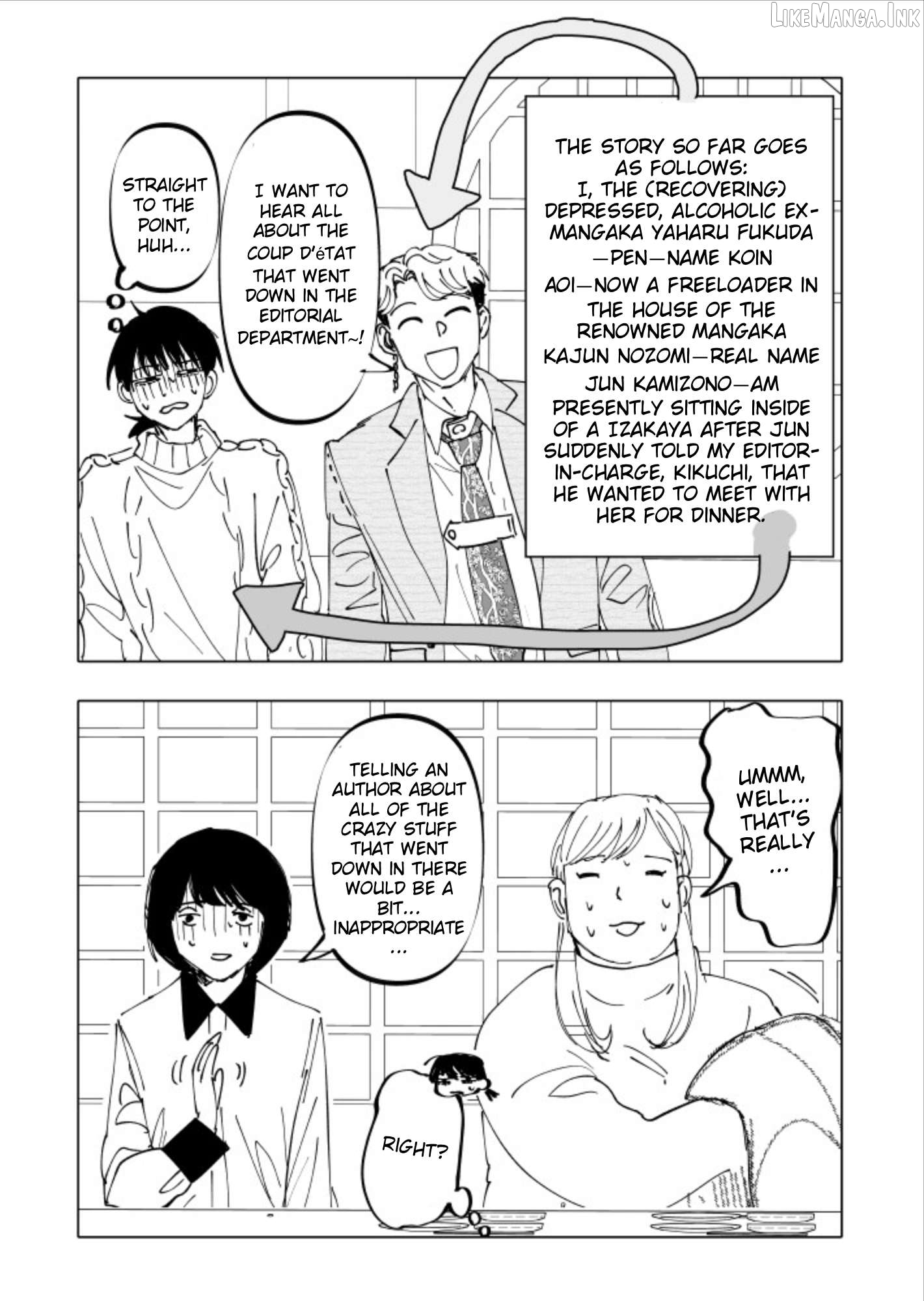 Urekko Mangaka X Utsubyou Mangaka Chapter 21 - page 2