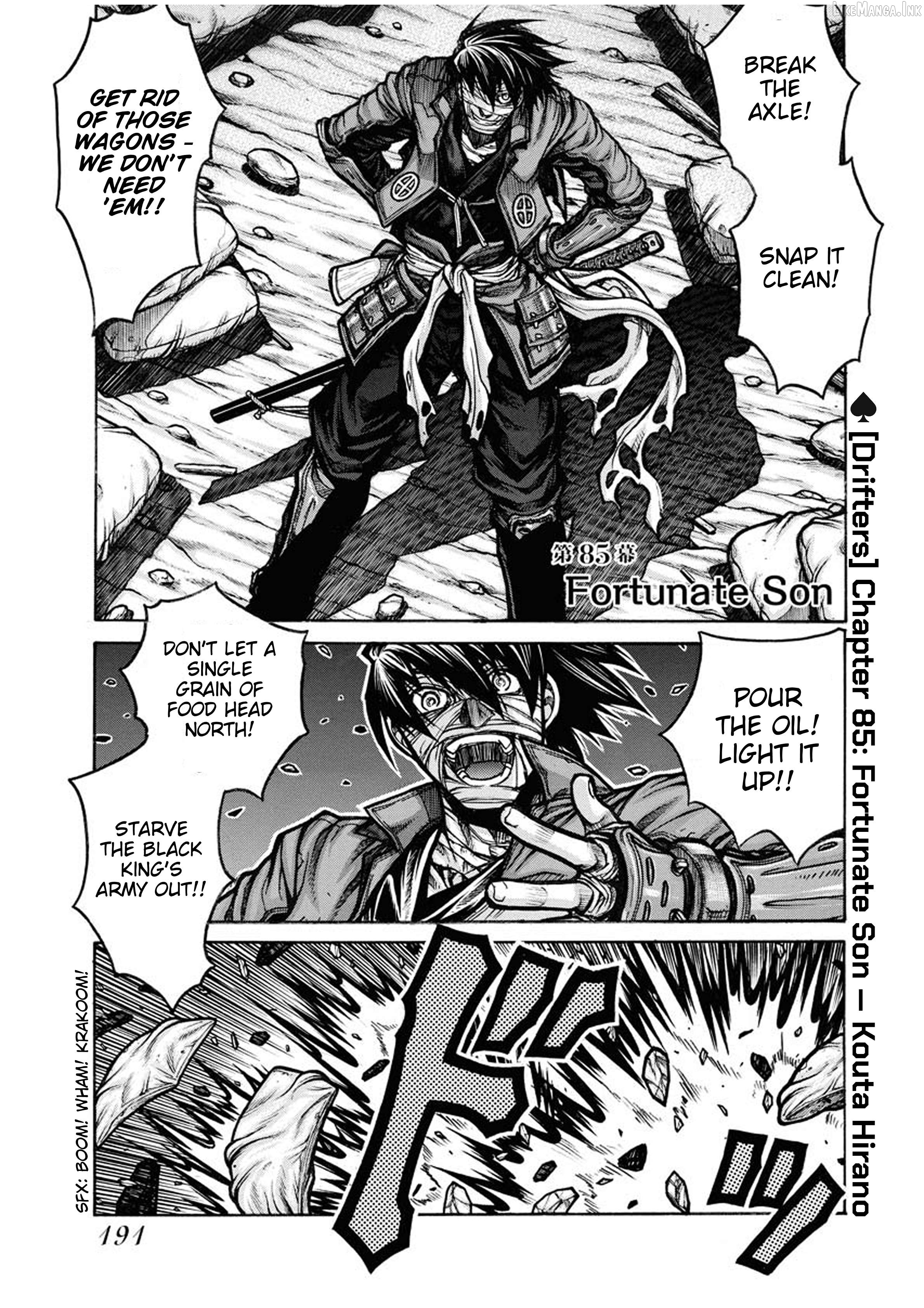 Drifters - Manga Chapter 85 - page 1