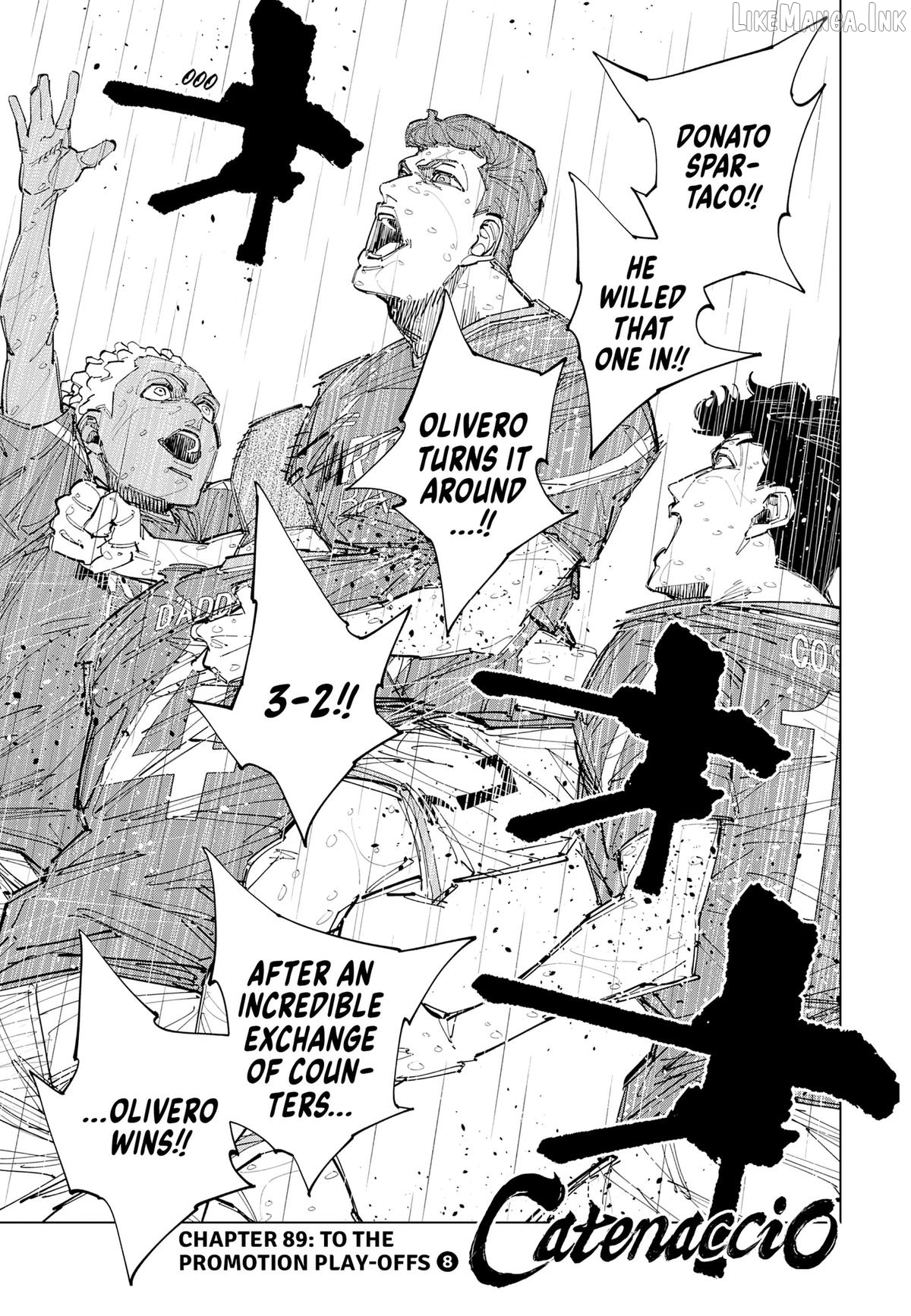 Catenaccio - Manga Chapter 89 - page 1