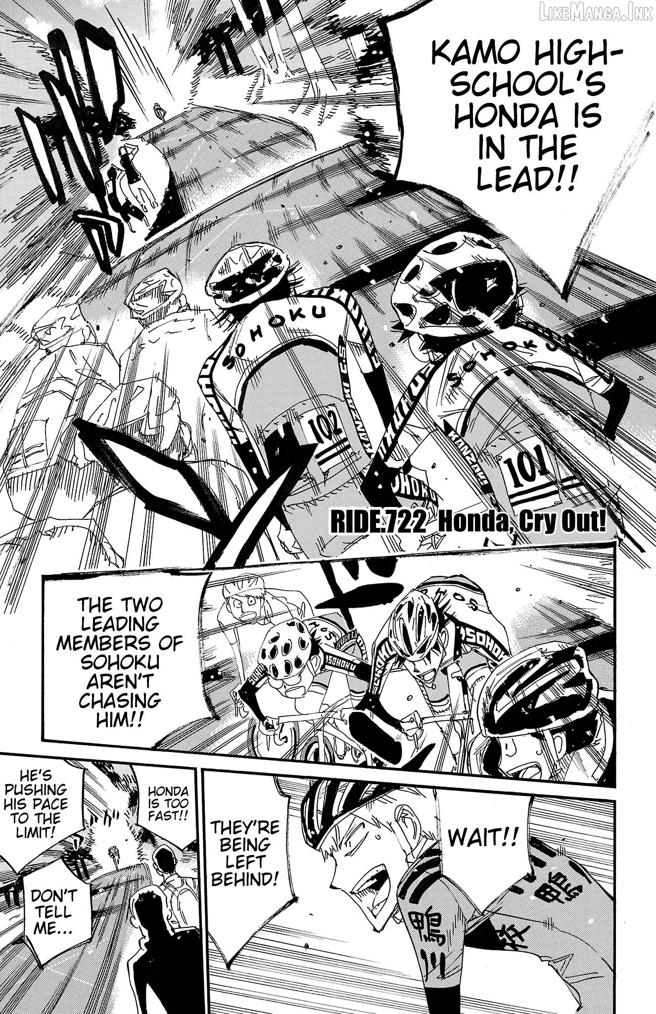 Yowamushi Pedal Chapter 722 - page 1