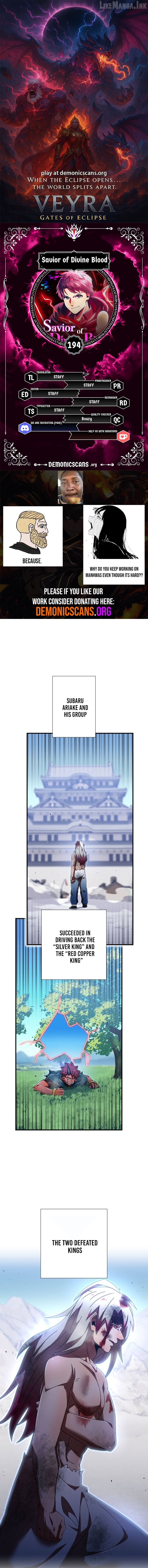 Savior of Divine Blood ~Draw Out 0.00000001% To Become the Strongest~ Chapter 194 - page 1
