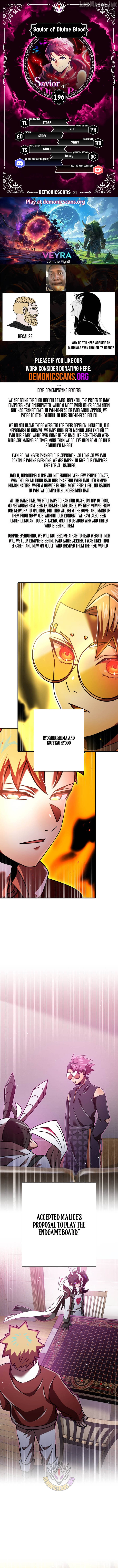 Savior of Divine Blood ~Draw Out 0.00000001% To Become the Strongest~ Chapter 196 - page 1