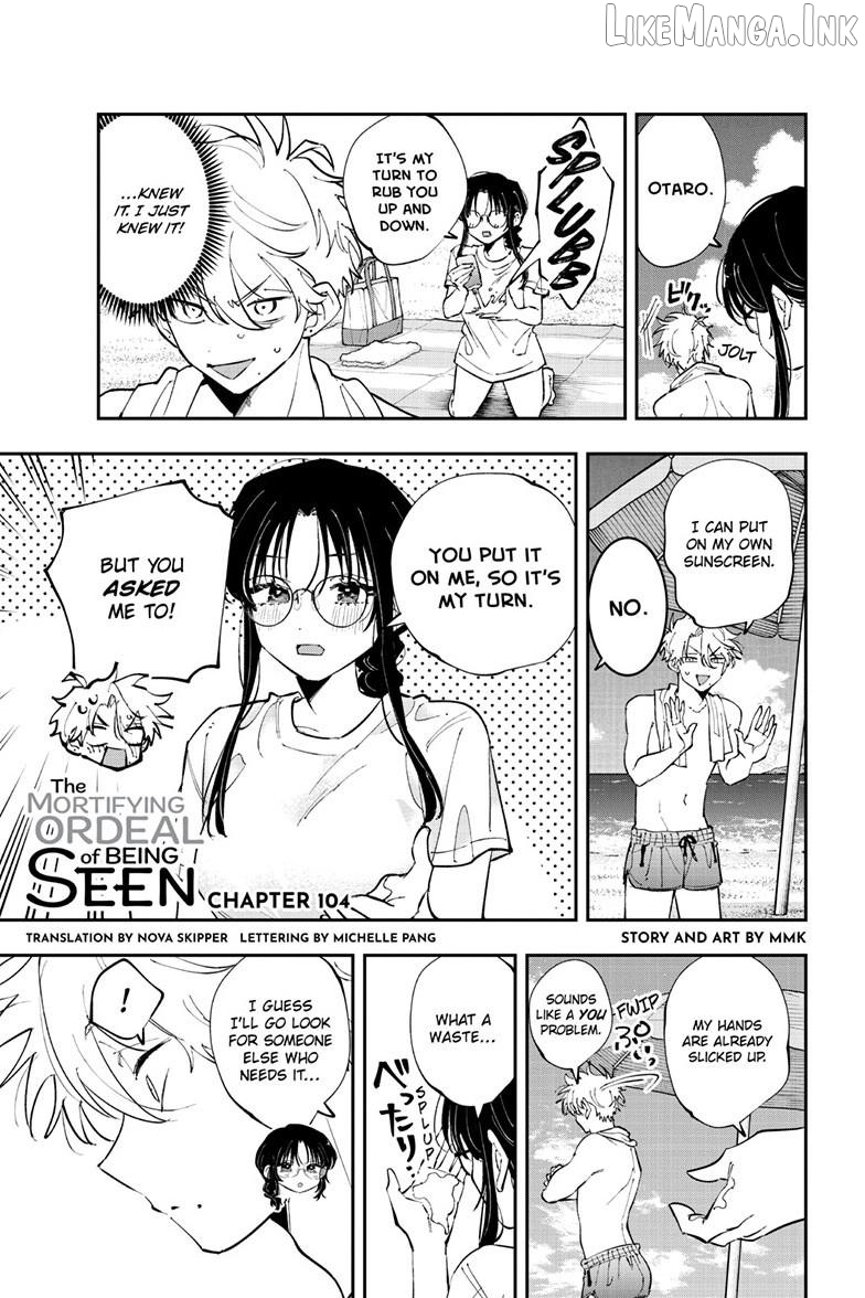 The Person Sitting Next to Me Looking at Me with Perverted Eyes Chapter 104 - page 2