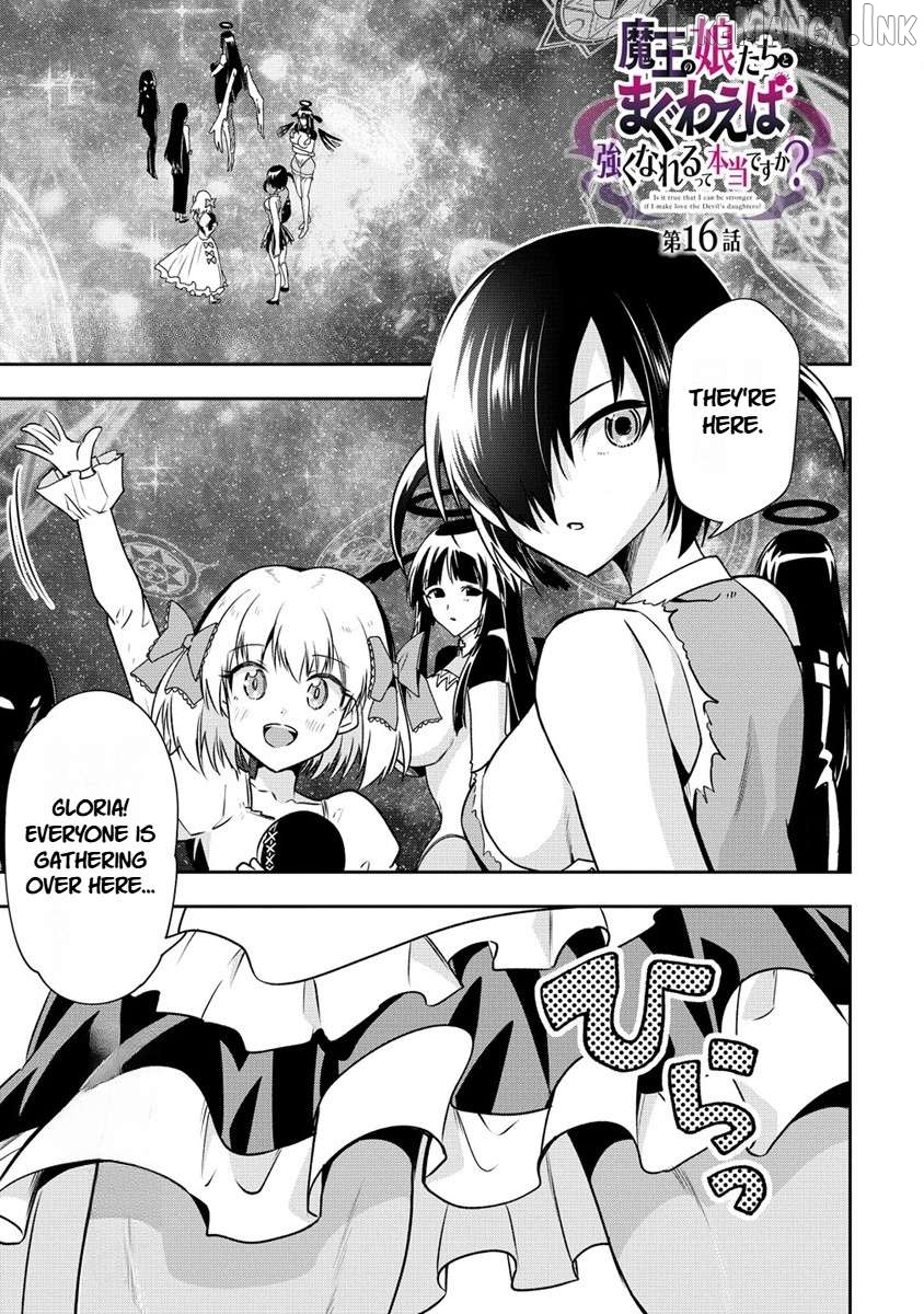 Maou no Musume-Tachi to Maguwaeba Tsuyoku Narerutte Hontou Desuka? Chapter 16 - page 1