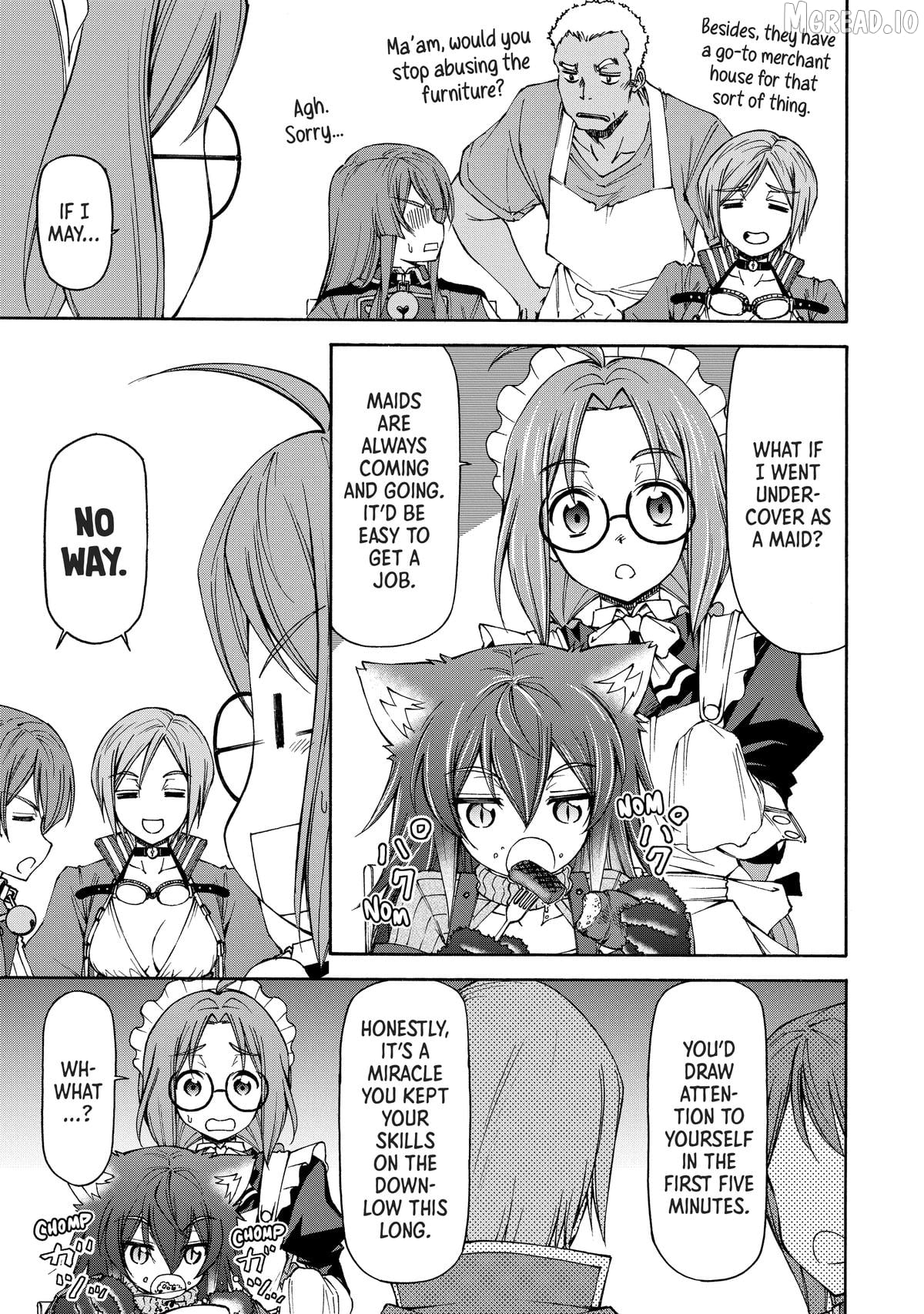Maid nara Touzen desu. ~Nureginu wo Kiserareta Bannou Maid-san wa Tabi ni Deru Koto ni shimashita.~ Chapter 17 - page 13