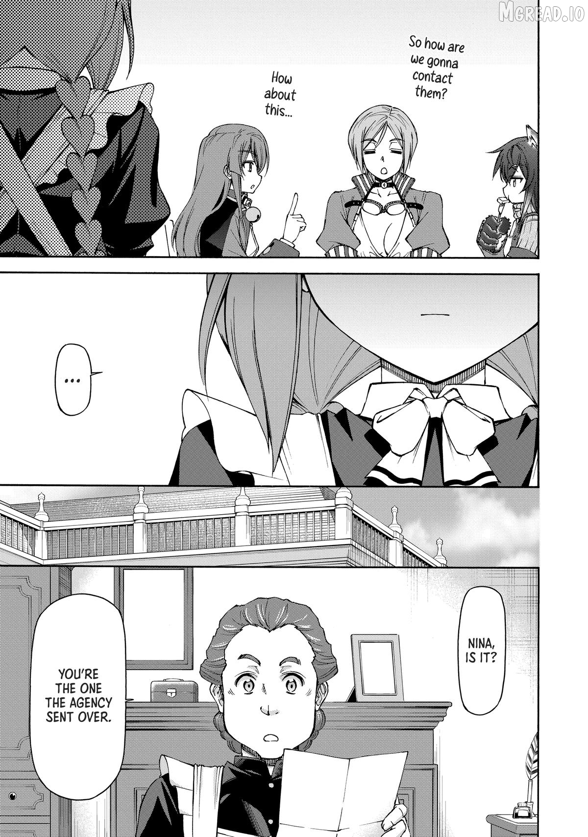 Maid nara Touzen desu. ~Nureginu wo Kiserareta Bannou Maid-san wa Tabi ni Deru Koto ni shimashita.~ Chapter 17 - page 15