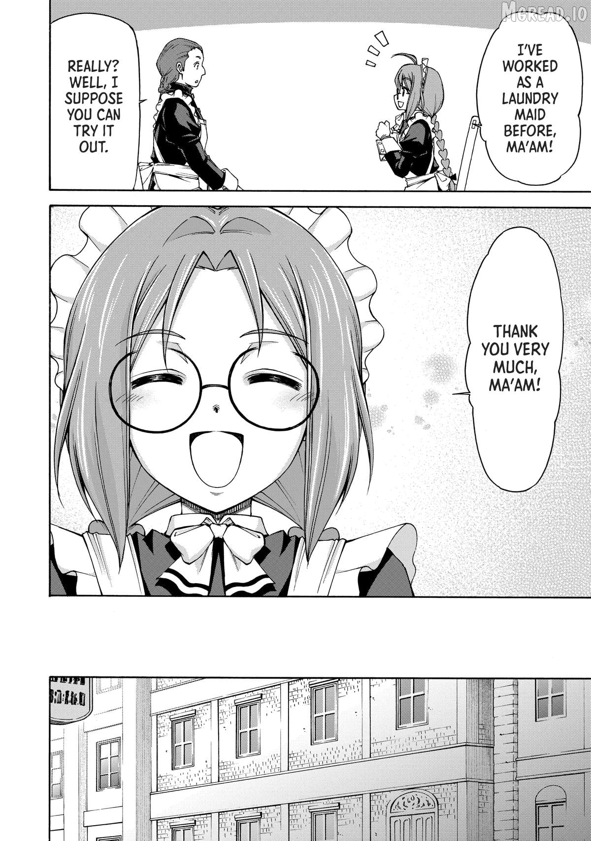 Maid nara Touzen desu. ~Nureginu wo Kiserareta Bannou Maid-san wa Tabi ni Deru Koto ni shimashita.~ Chapter 17 - page 20