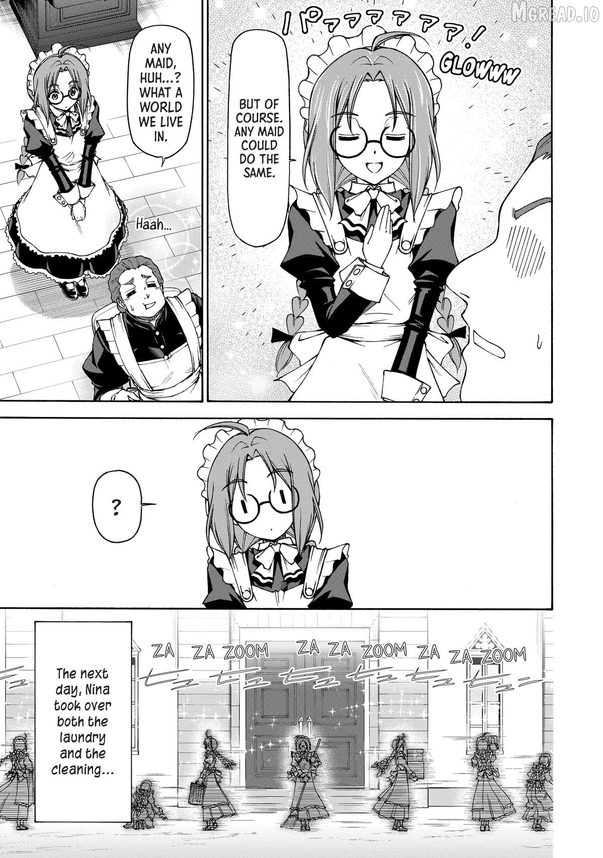 Maid nara Touzen desu. ~Nureginu wo Kiserareta Bannou Maid-san wa Tabi ni Deru Koto ni shimashita.~ Chapter 17 - page 29