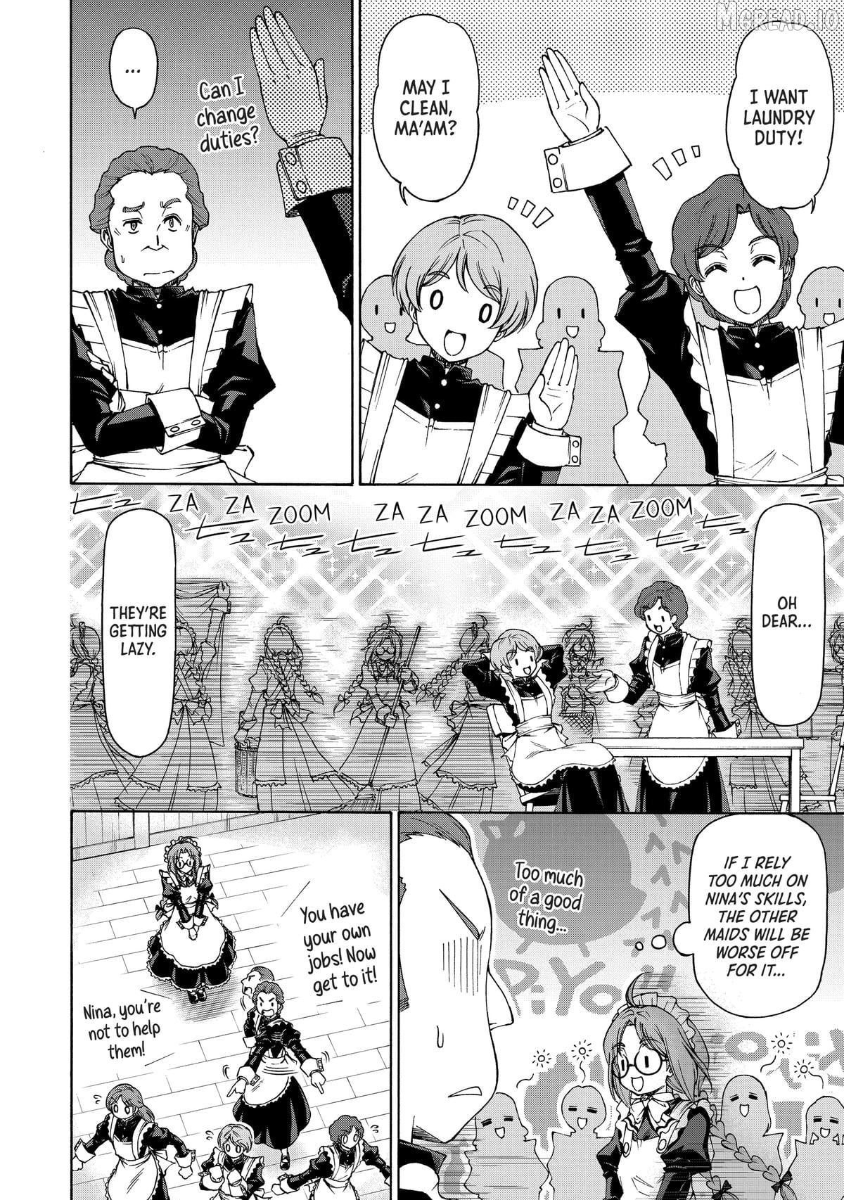 Maid nara Touzen desu. ~Nureginu wo Kiserareta Bannou Maid-san wa Tabi ni Deru Koto ni shimashita.~ Chapter 17 - page 30
