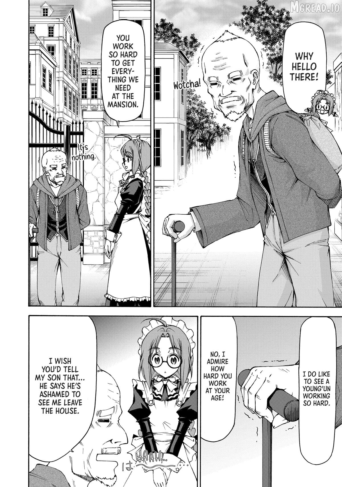 Maid nara Touzen desu. ~Nureginu wo Kiserareta Bannou Maid-san wa Tabi ni Deru Koto ni shimashita.~ Chapter 17 - page 32