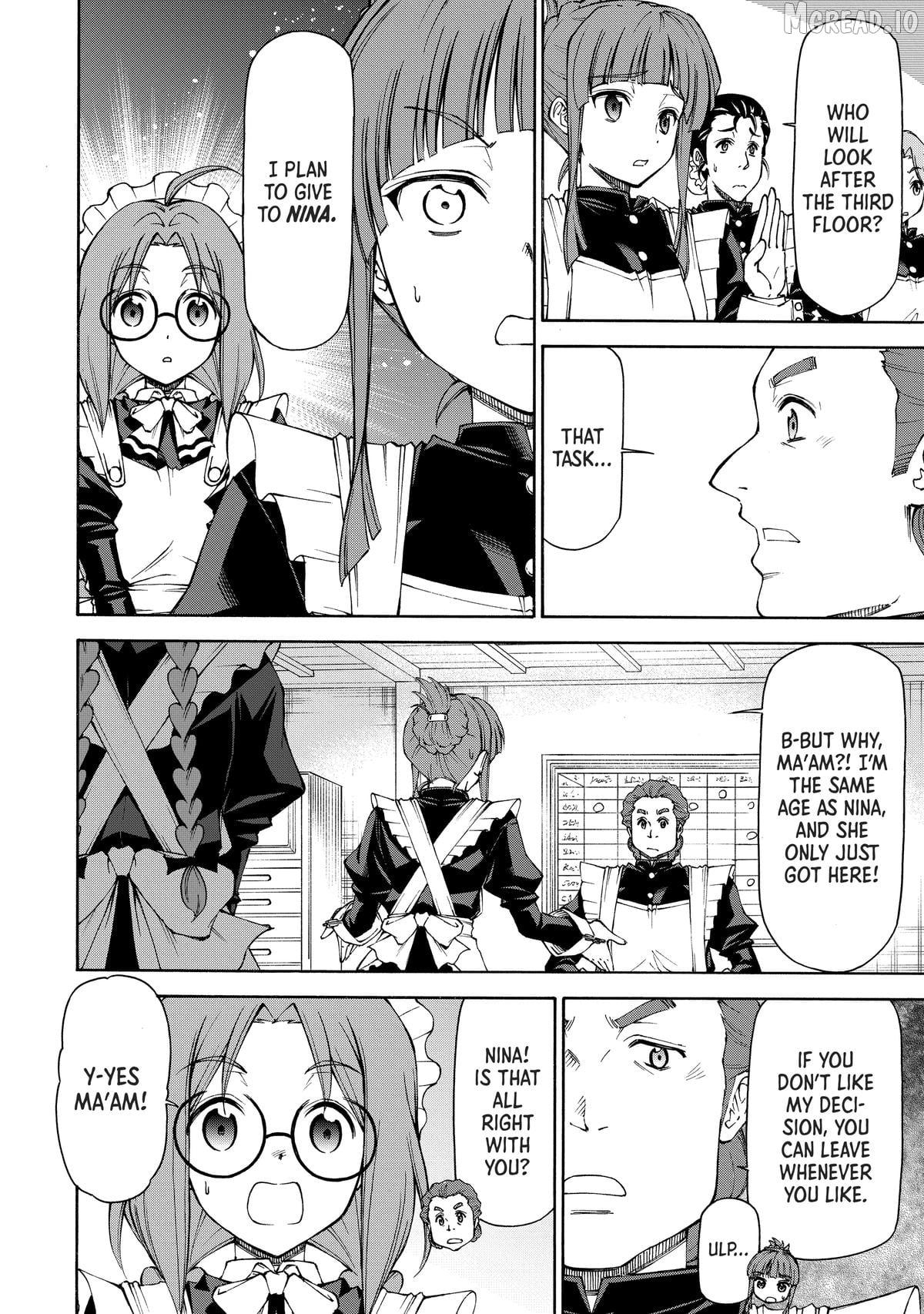 Maid nara Touzen desu. ~Nureginu wo Kiserareta Bannou Maid-san wa Tabi ni Deru Koto ni shimashita.~ Chapter 18 - page 10