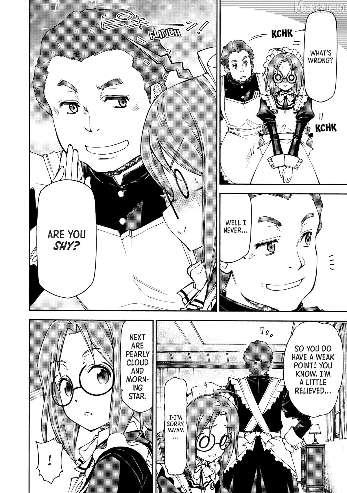 Maid nara Touzen desu. ~Nureginu wo Kiserareta Bannou Maid-san wa Tabi ni Deru Koto ni shimashita.~ Chapter 18 - page 18