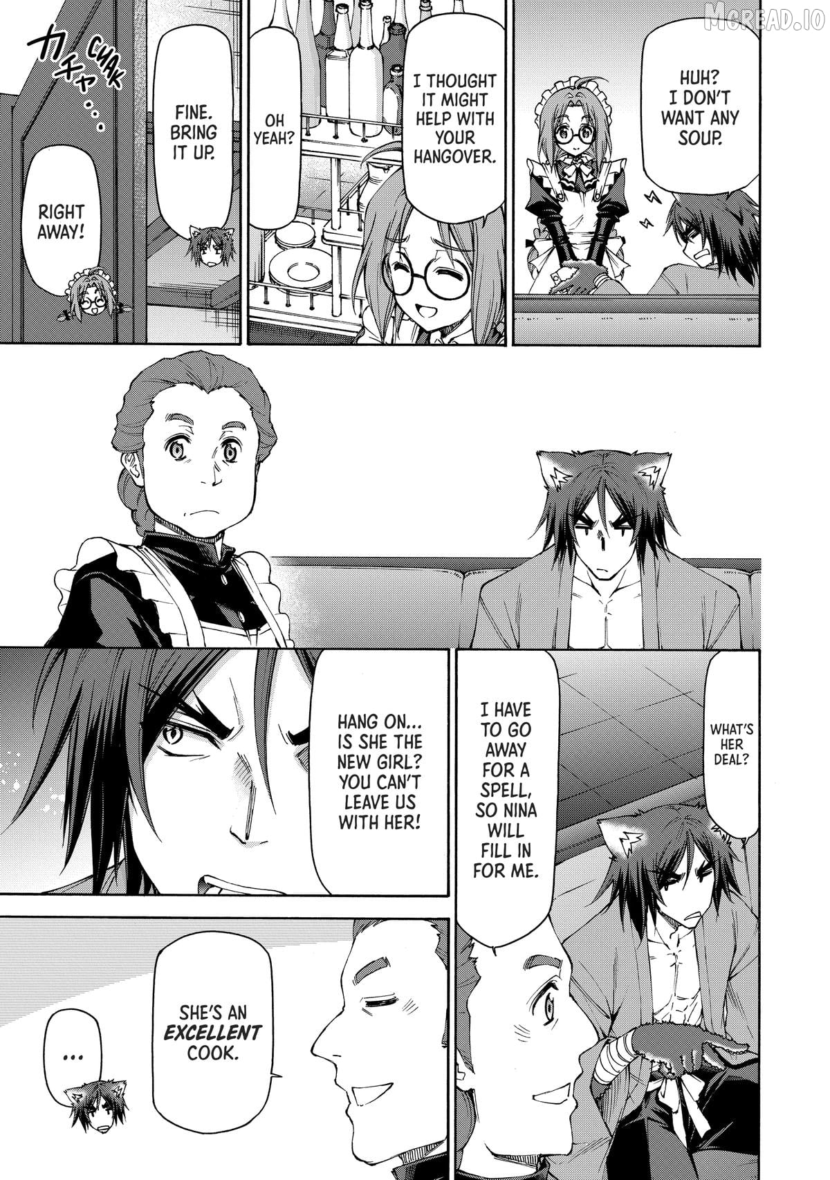Maid nara Touzen desu. ~Nureginu wo Kiserareta Bannou Maid-san wa Tabi ni Deru Koto ni shimashita.~ Chapter 18 - page 21