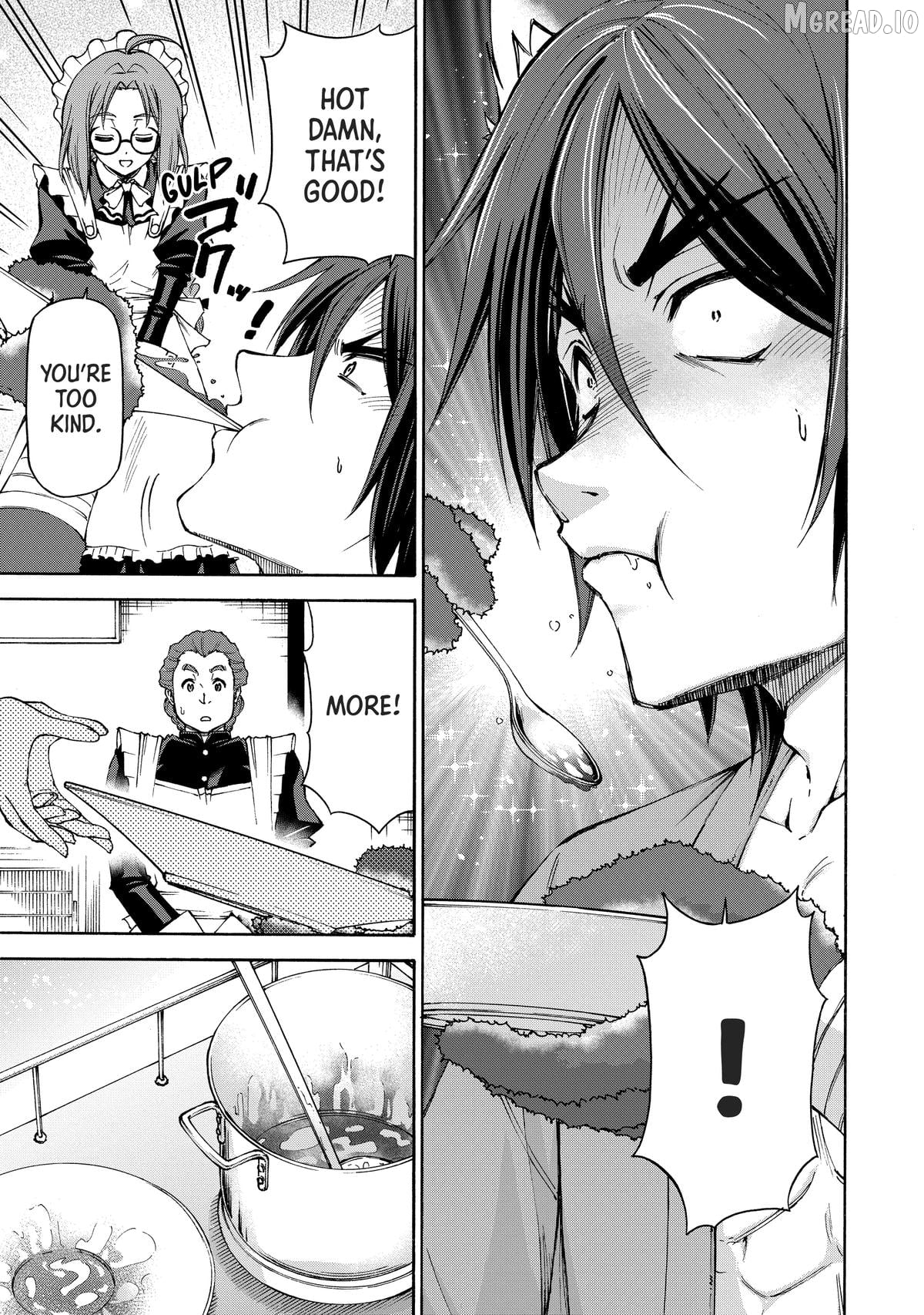 Maid nara Touzen desu. ~Nureginu wo Kiserareta Bannou Maid-san wa Tabi ni Deru Koto ni shimashita.~ Chapter 18 - page 23