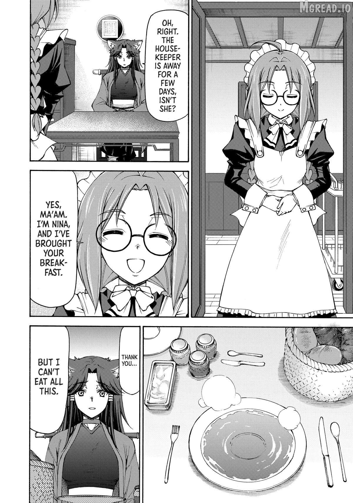 Maid nara Touzen desu. ~Nureginu wo Kiserareta Bannou Maid-san wa Tabi ni Deru Koto ni shimashita.~ Chapter 18 - page 28