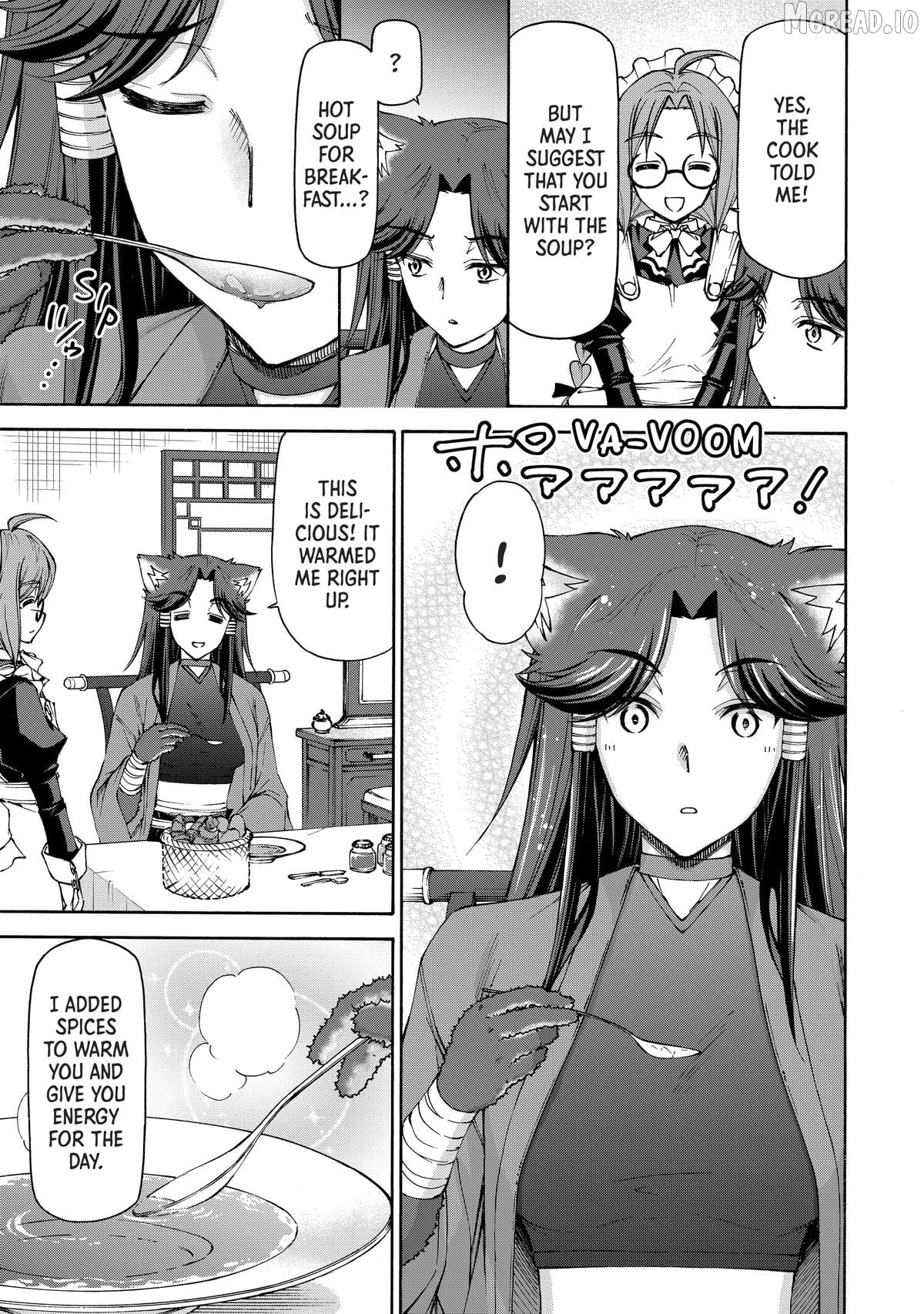 Maid nara Touzen desu. ~Nureginu wo Kiserareta Bannou Maid-san wa Tabi ni Deru Koto ni shimashita.~ Chapter 18 - page 29