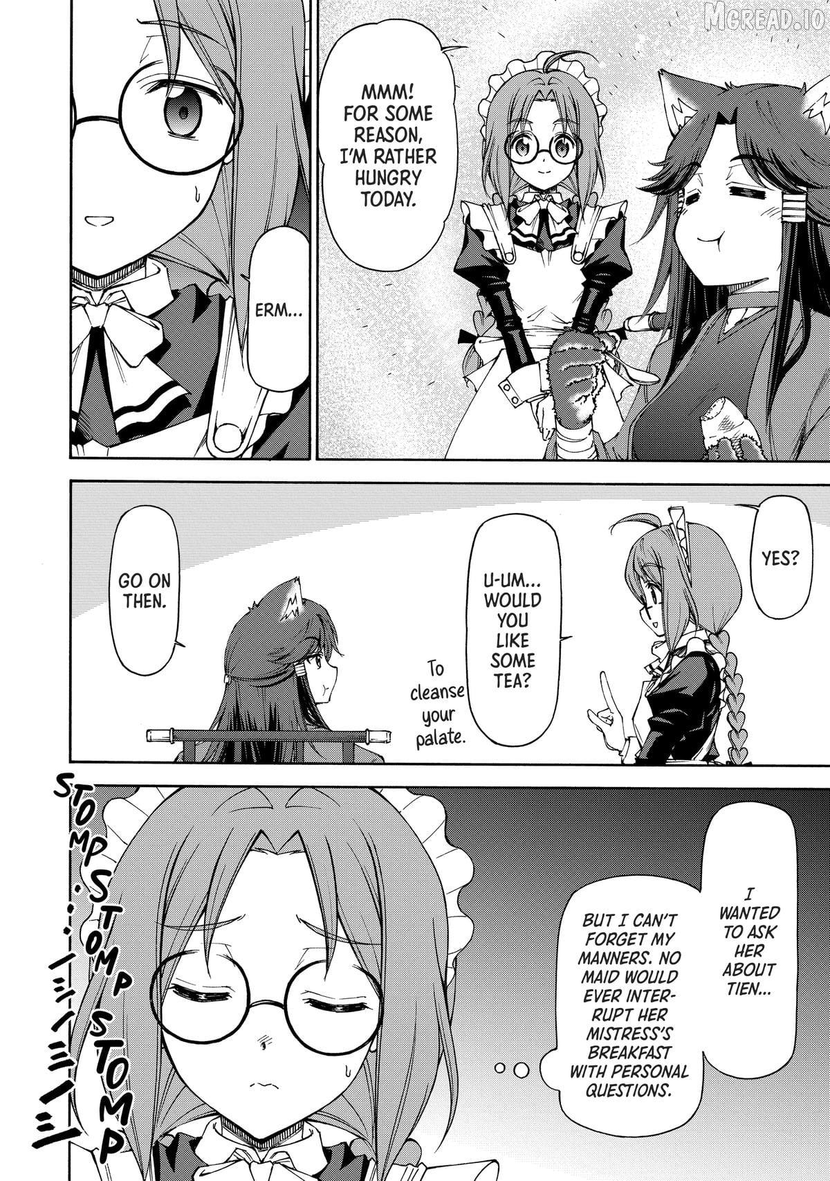 Maid nara Touzen desu. ~Nureginu wo Kiserareta Bannou Maid-san wa Tabi ni Deru Koto ni shimashita.~ Chapter 18 - page 30