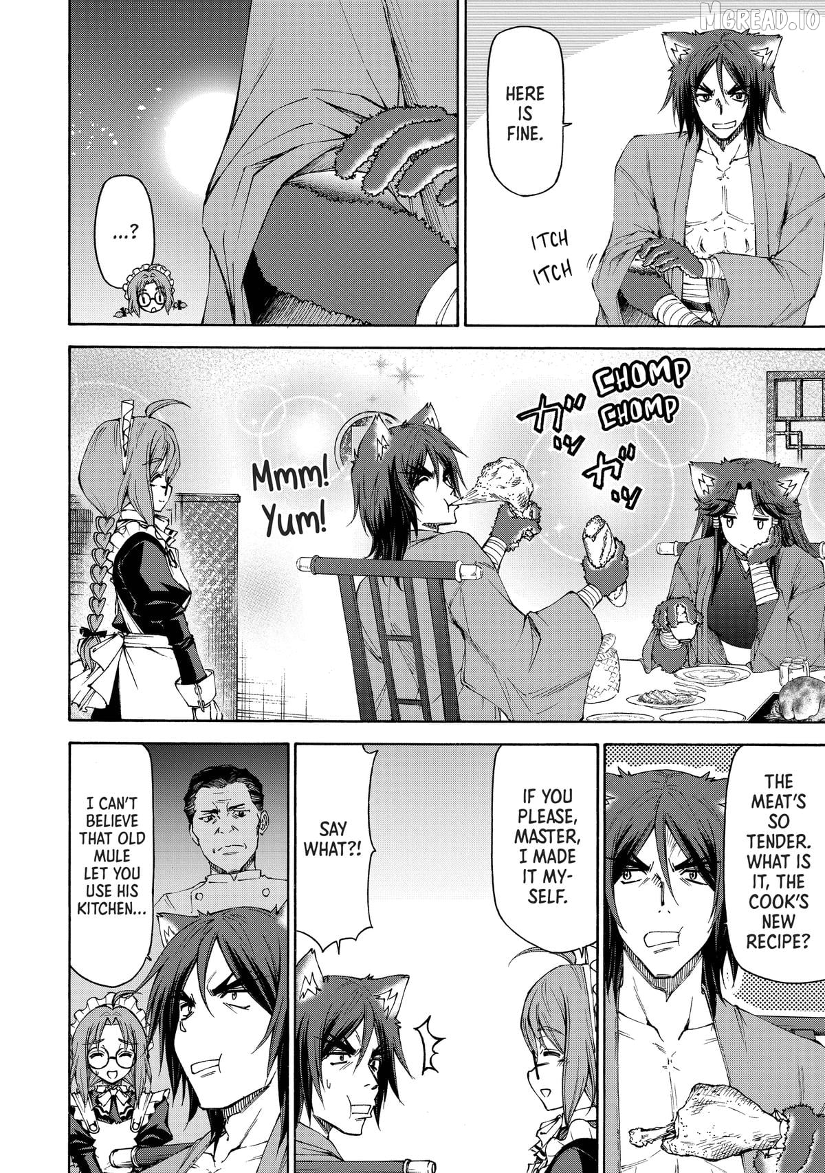 Maid nara Touzen desu. ~Nureginu wo Kiserareta Bannou Maid-san wa Tabi ni Deru Koto ni shimashita.~ Chapter 18 - page 32