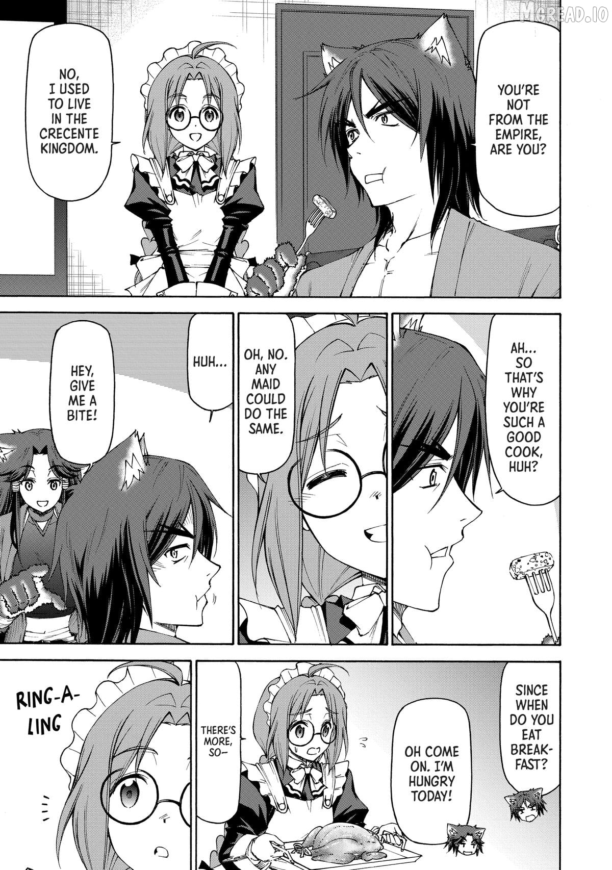 Maid nara Touzen desu. ~Nureginu wo Kiserareta Bannou Maid-san wa Tabi ni Deru Koto ni shimashita.~ Chapter 18 - page 33