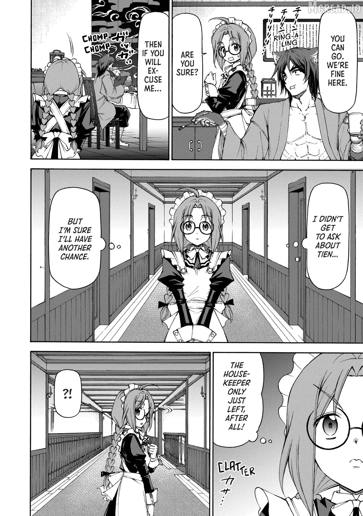 Maid nara Touzen desu. ~Nureginu wo Kiserareta Bannou Maid-san wa Tabi ni Deru Koto ni shimashita.~ Chapter 18 - page 34