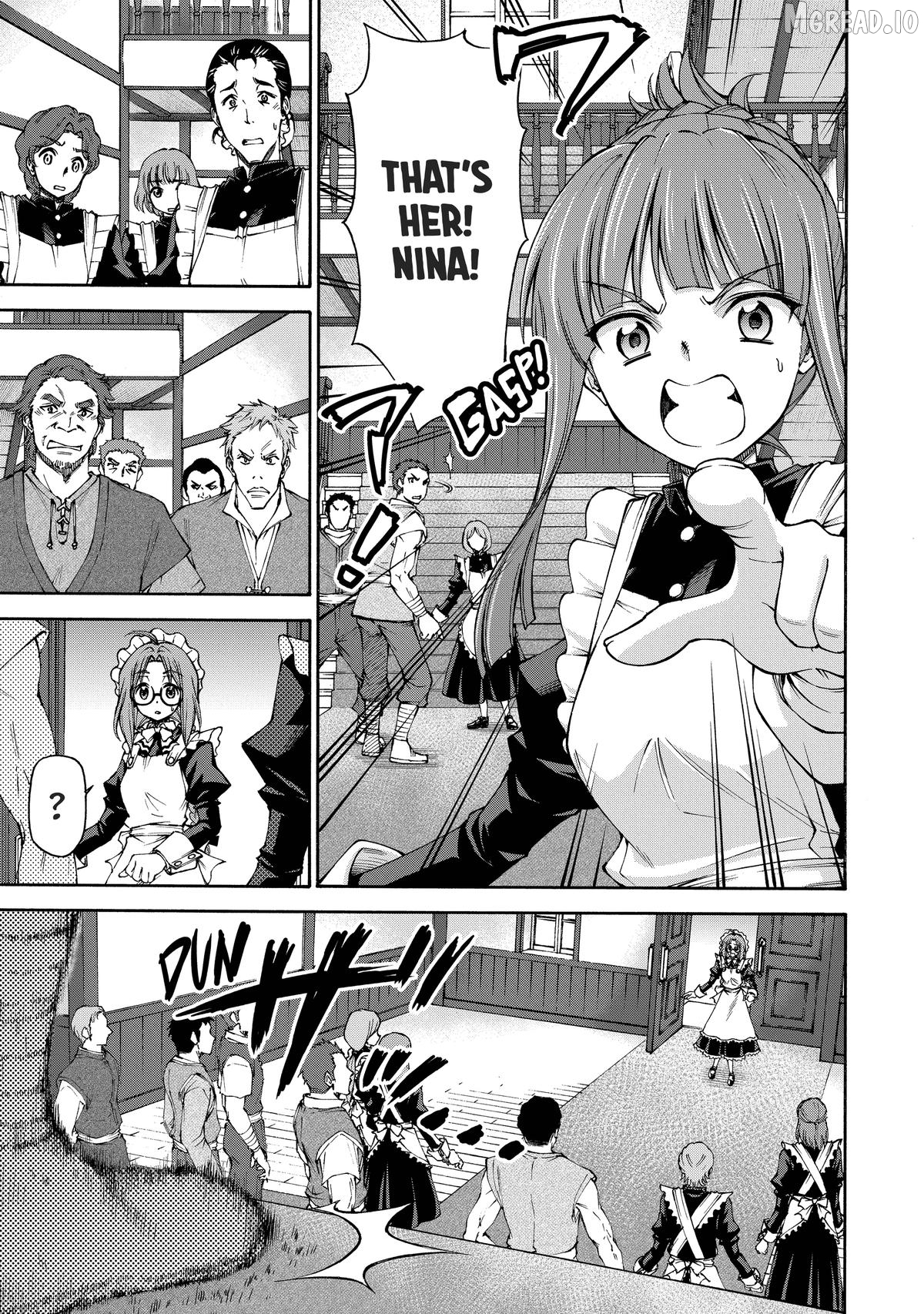 Maid nara Touzen desu. ~Nureginu wo Kiserareta Bannou Maid-san wa Tabi ni Deru Koto ni shimashita.~ Chapter 19 - page 13