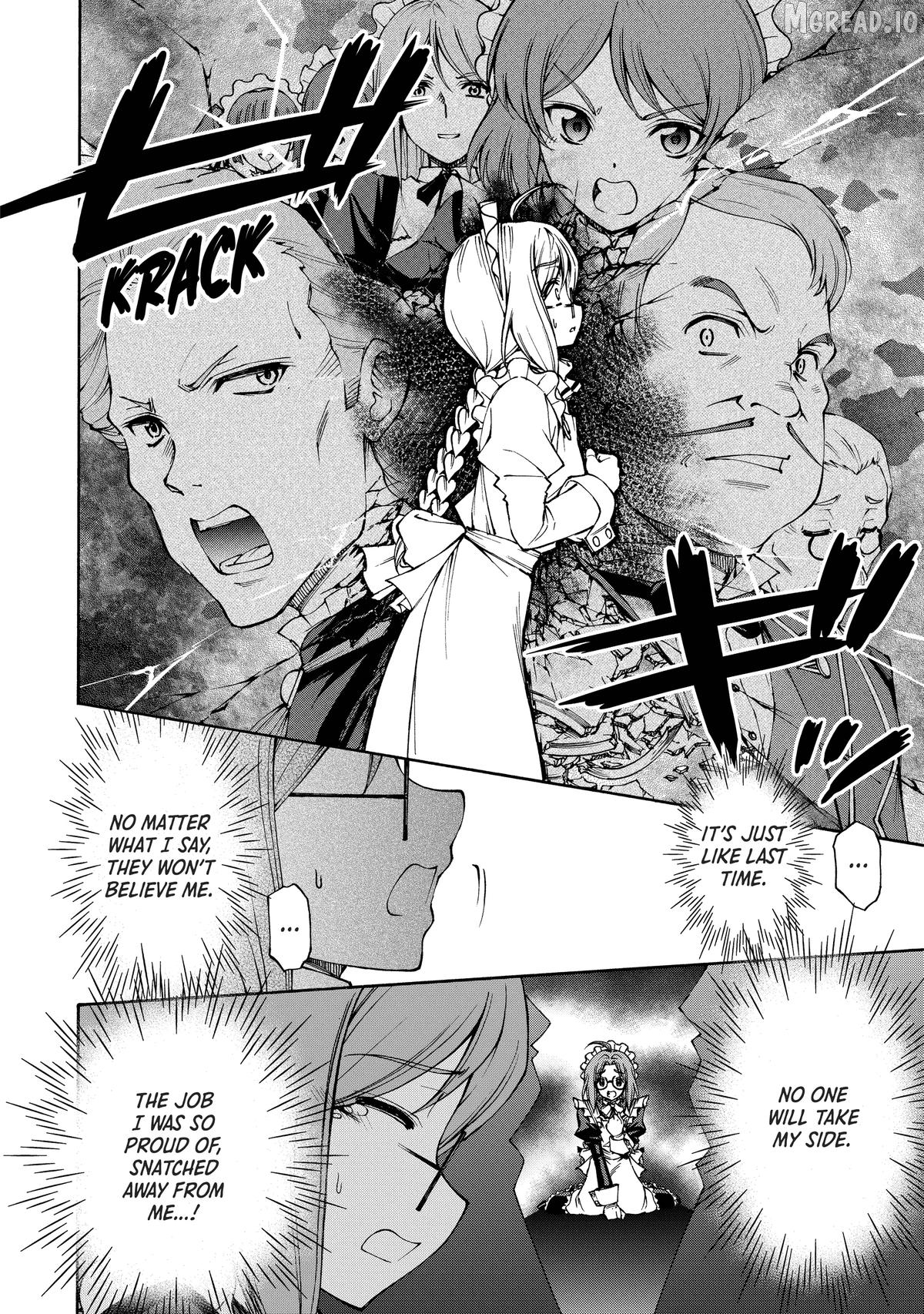 Maid nara Touzen desu. ~Nureginu wo Kiserareta Bannou Maid-san wa Tabi ni Deru Koto ni shimashita.~ Chapter 19 - page 18