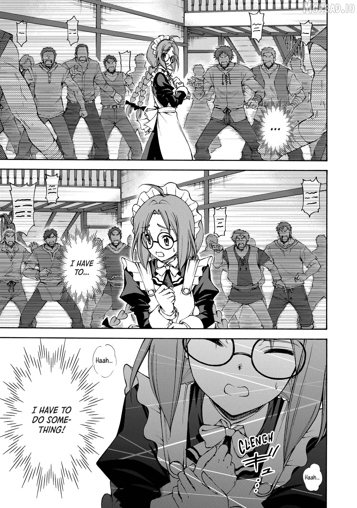Maid nara Touzen desu. ~Nureginu wo Kiserareta Bannou Maid-san wa Tabi ni Deru Koto ni shimashita.~ Chapter 19 - page 19