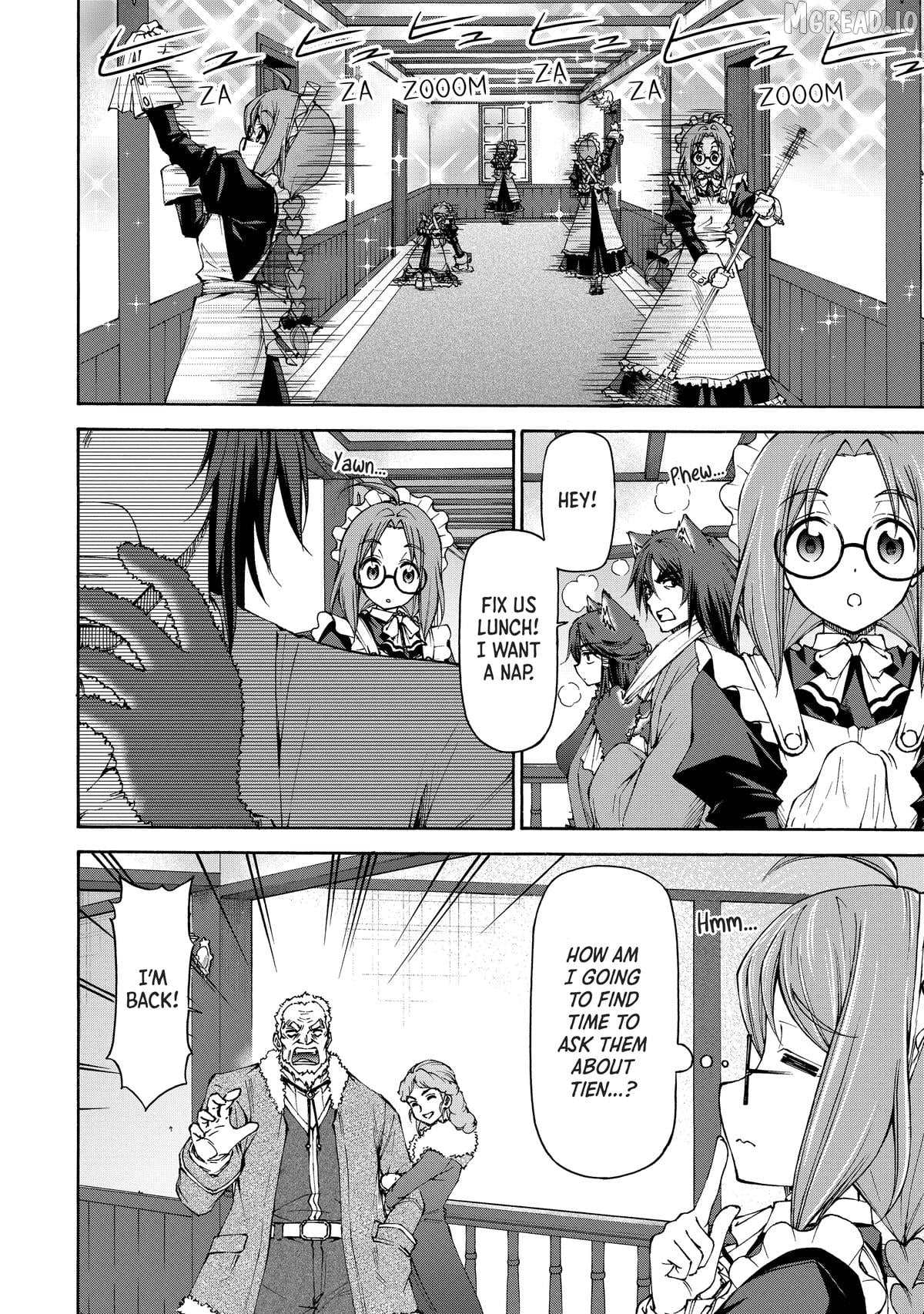 Maid nara Touzen desu. ~Nureginu wo Kiserareta Bannou Maid-san wa Tabi ni Deru Koto ni shimashita.~ Chapter 19 - page 2