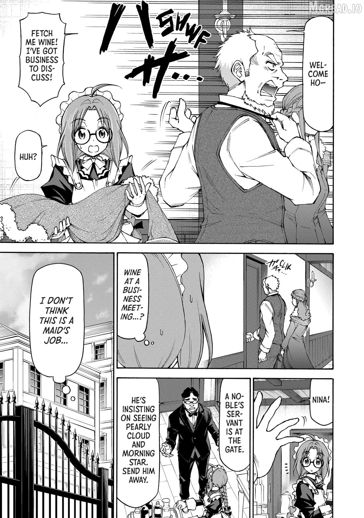 Maid nara Touzen desu. ~Nureginu wo Kiserareta Bannou Maid-san wa Tabi ni Deru Koto ni shimashita.~ Chapter 19 - page 3