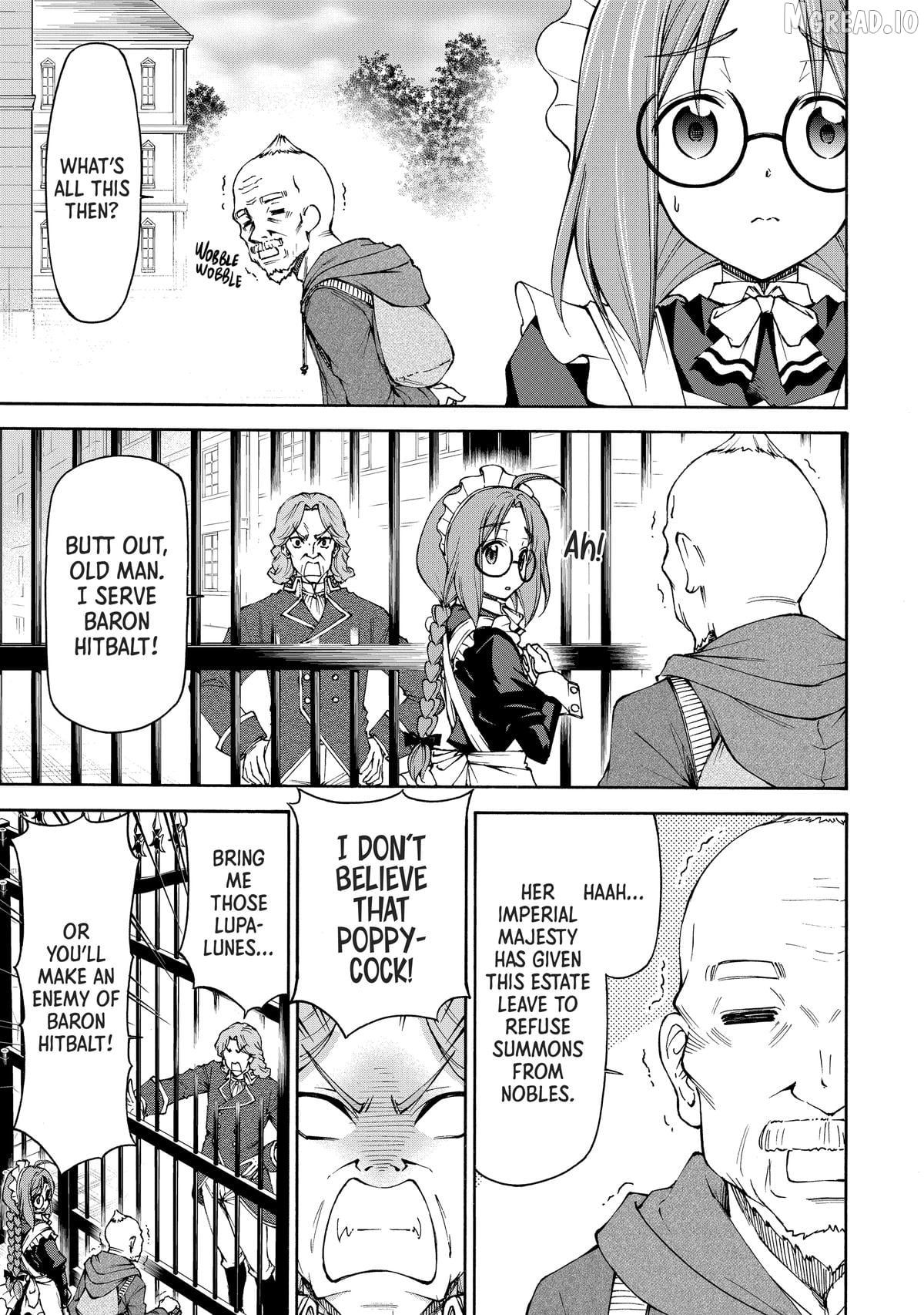 Maid nara Touzen desu. ~Nureginu wo Kiserareta Bannou Maid-san wa Tabi ni Deru Koto ni shimashita.~ Chapter 19 - page 5