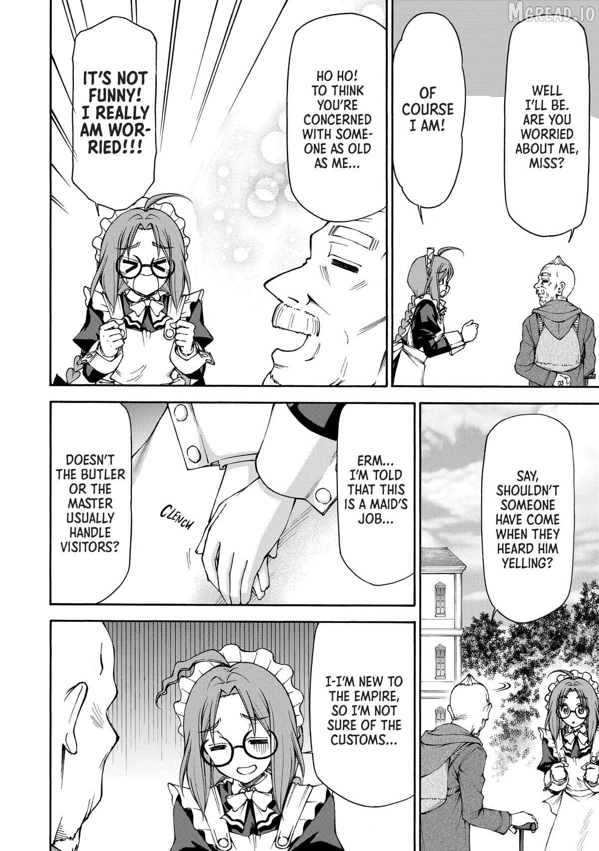 Maid nara Touzen desu. ~Nureginu wo Kiserareta Bannou Maid-san wa Tabi ni Deru Koto ni shimashita.~ Chapter 19 - page 8