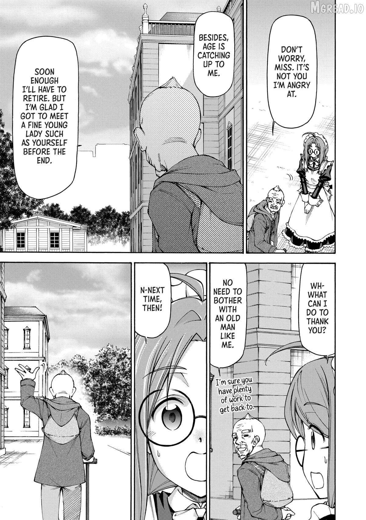 Maid nara Touzen desu. ~Nureginu wo Kiserareta Bannou Maid-san wa Tabi ni Deru Koto ni shimashita.~ Chapter 19 - page 9