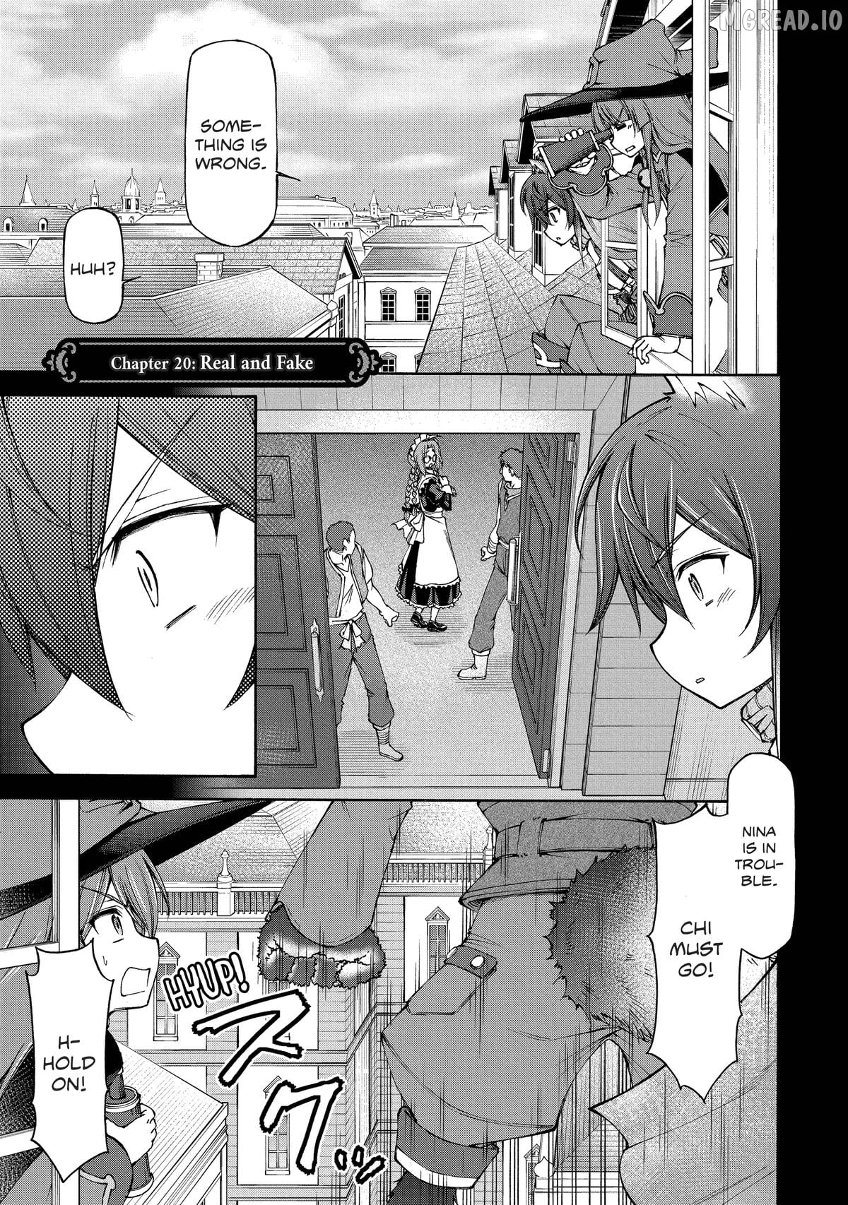 Maid nara Touzen desu. ~Nureginu wo Kiserareta Bannou Maid-san wa Tabi ni Deru Koto ni shimashita.~ Chapter 20 - page 1