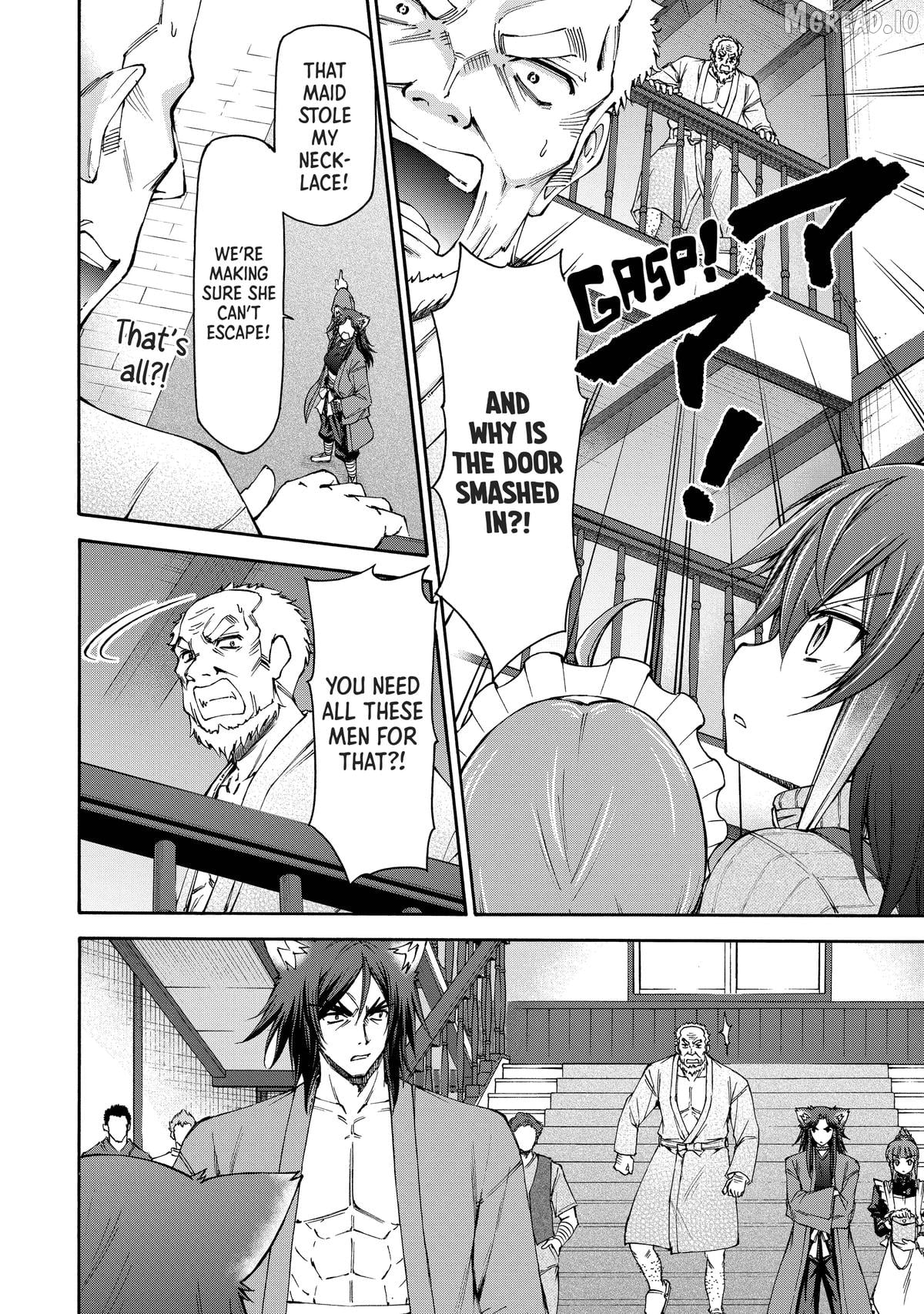 Maid nara Touzen desu. ~Nureginu wo Kiserareta Bannou Maid-san wa Tabi ni Deru Koto ni shimashita.~ Chapter 20 - page 10