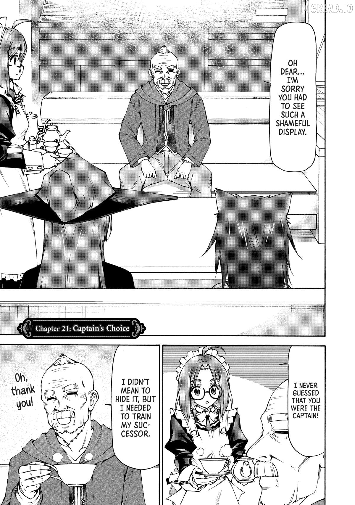 Maid nara Touzen desu. ~Nureginu wo Kiserareta Bannou Maid-san wa Tabi ni Deru Koto ni shimashita.~ Chapter 21 - page 1