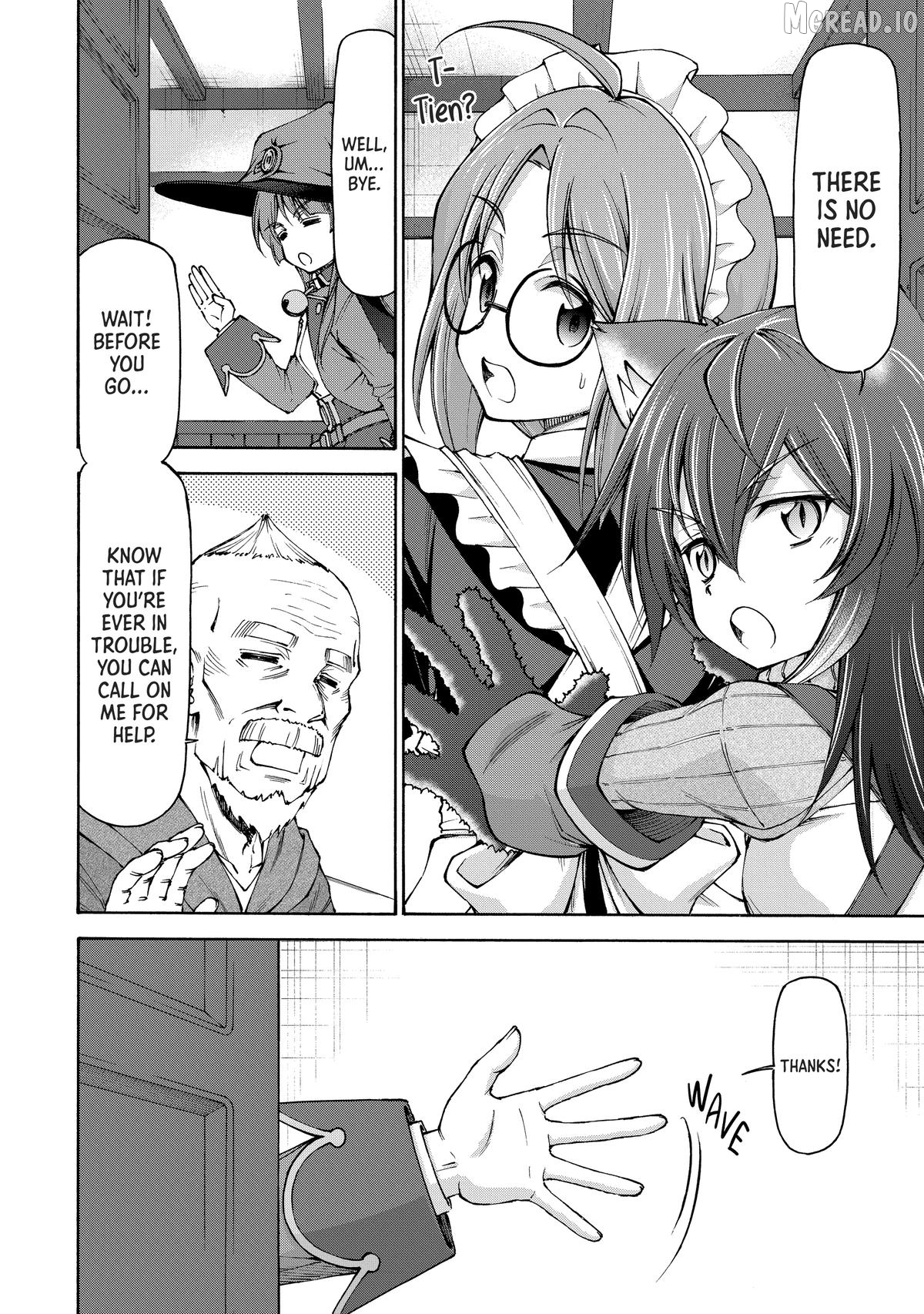 Maid nara Touzen desu. ~Nureginu wo Kiserareta Bannou Maid-san wa Tabi ni Deru Koto ni shimashita.~ Chapter 21 - page 12