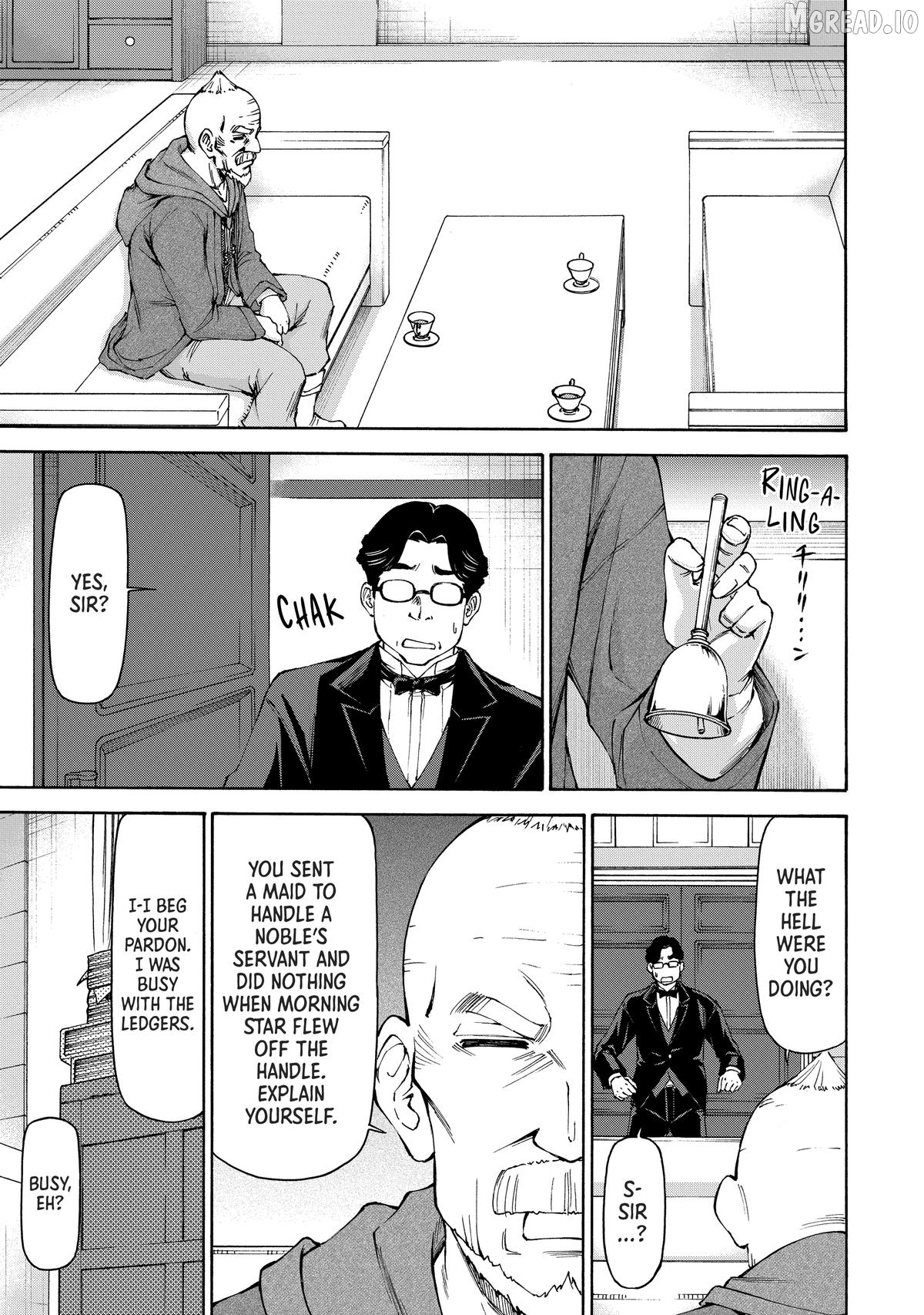 Maid nara Touzen desu. ~Nureginu wo Kiserareta Bannou Maid-san wa Tabi ni Deru Koto ni shimashita.~ Chapter 21 - page 13