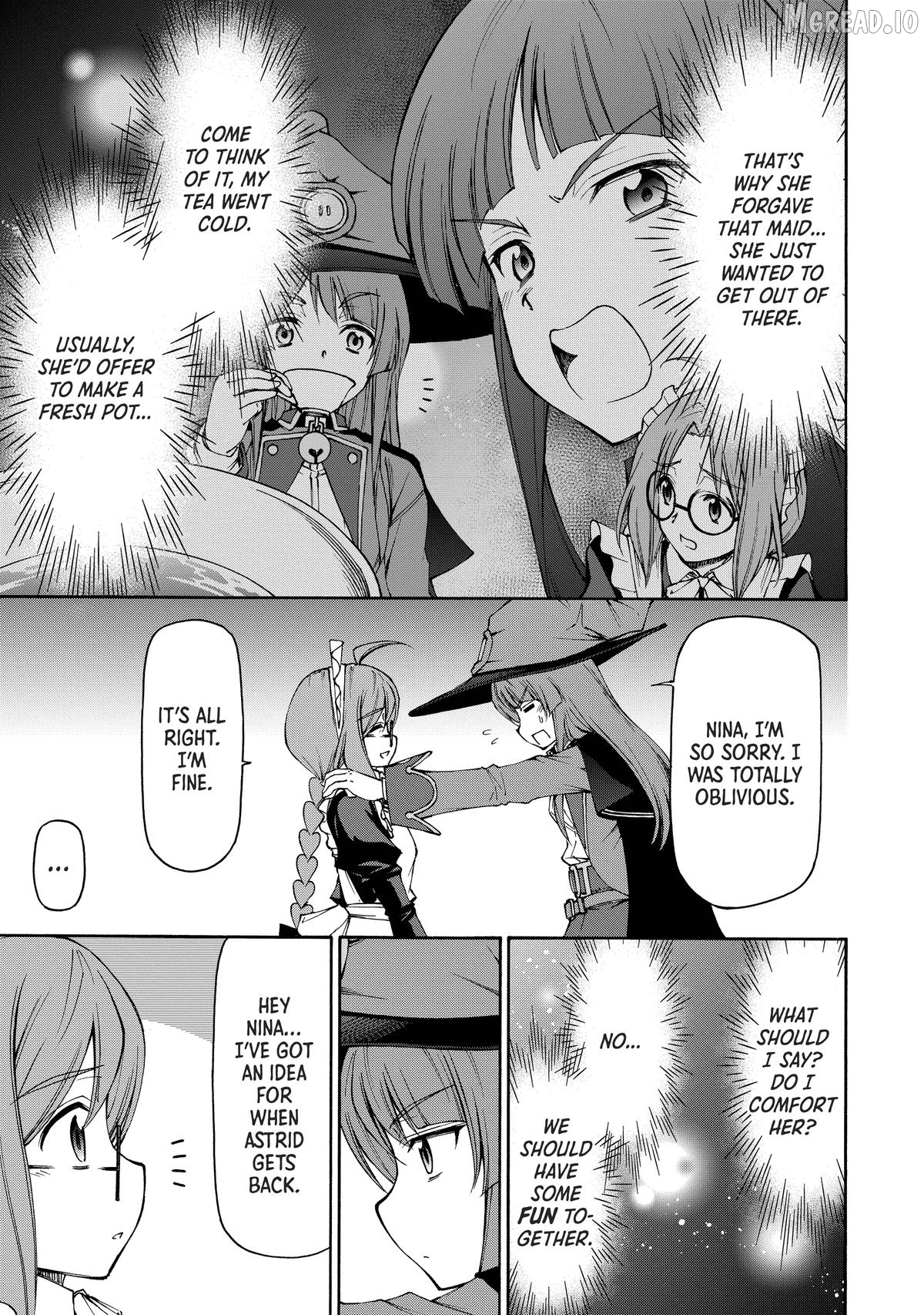 Maid nara Touzen desu. ~Nureginu wo Kiserareta Bannou Maid-san wa Tabi ni Deru Koto ni shimashita.~ Chapter 21 - page 31
