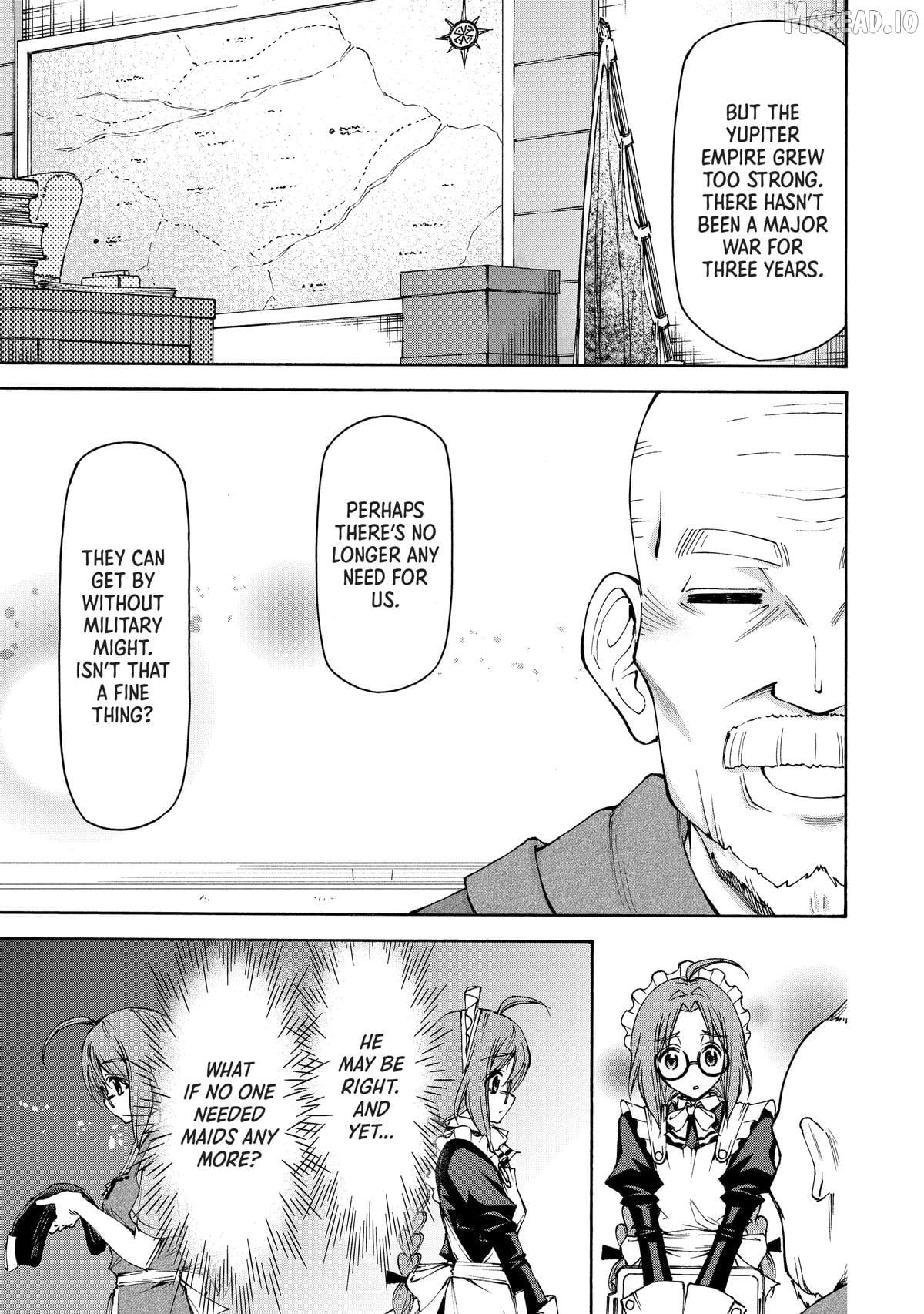 Maid nara Touzen desu. ~Nureginu wo Kiserareta Bannou Maid-san wa Tabi ni Deru Koto ni shimashita.~ Chapter 21 - page 5