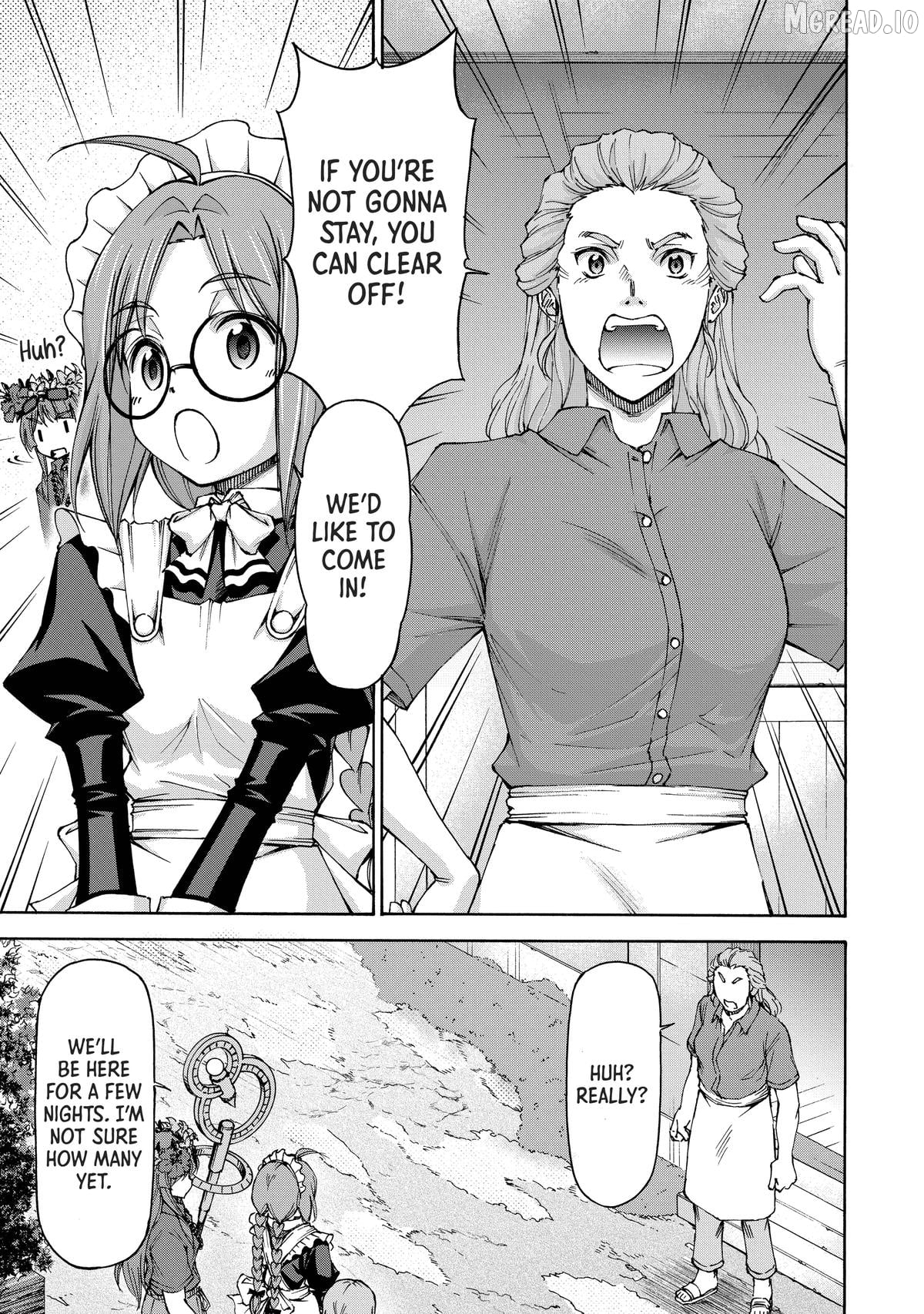 Maid nara Touzen desu. ~Nureginu wo Kiserareta Bannou Maid-san wa Tabi ni Deru Koto ni shimashita.~ Chapter 22 - page 22