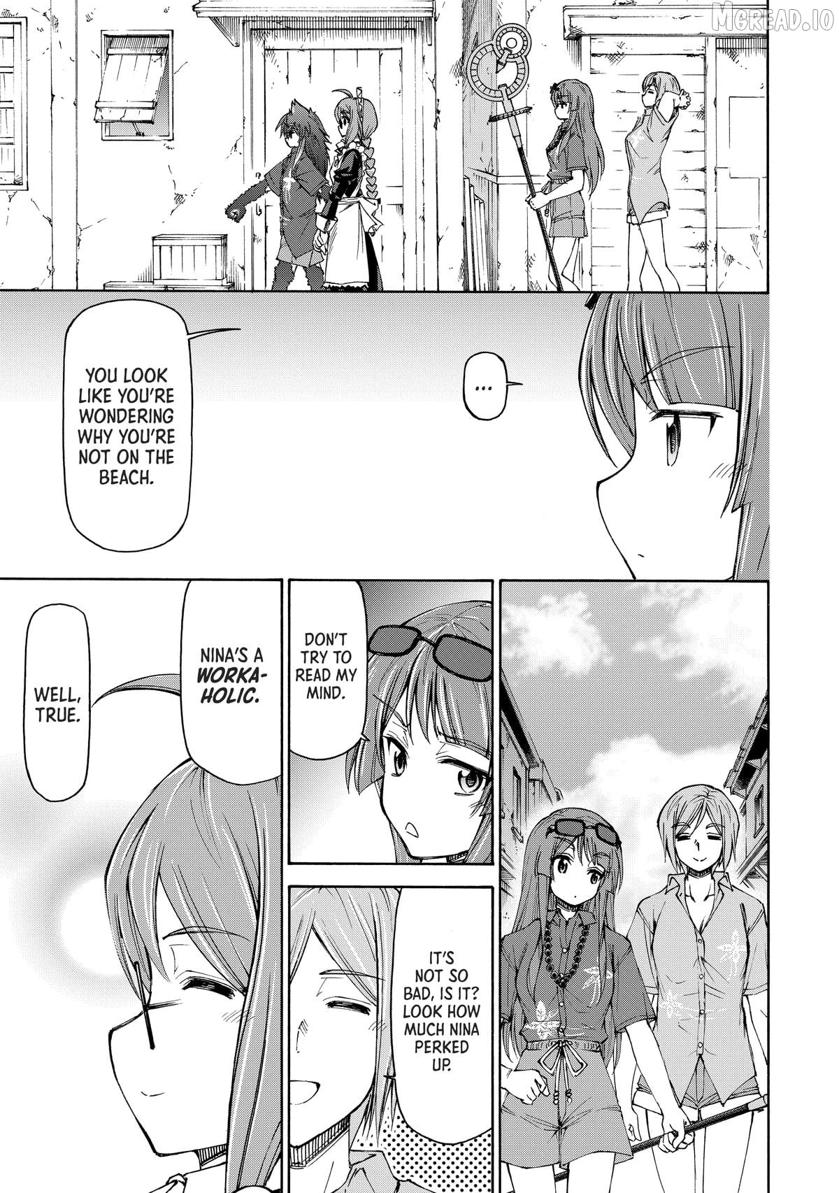 Maid nara Touzen desu. ~Nureginu wo Kiserareta Bannou Maid-san wa Tabi ni Deru Koto ni shimashita.~ Chapter 22 - page 28