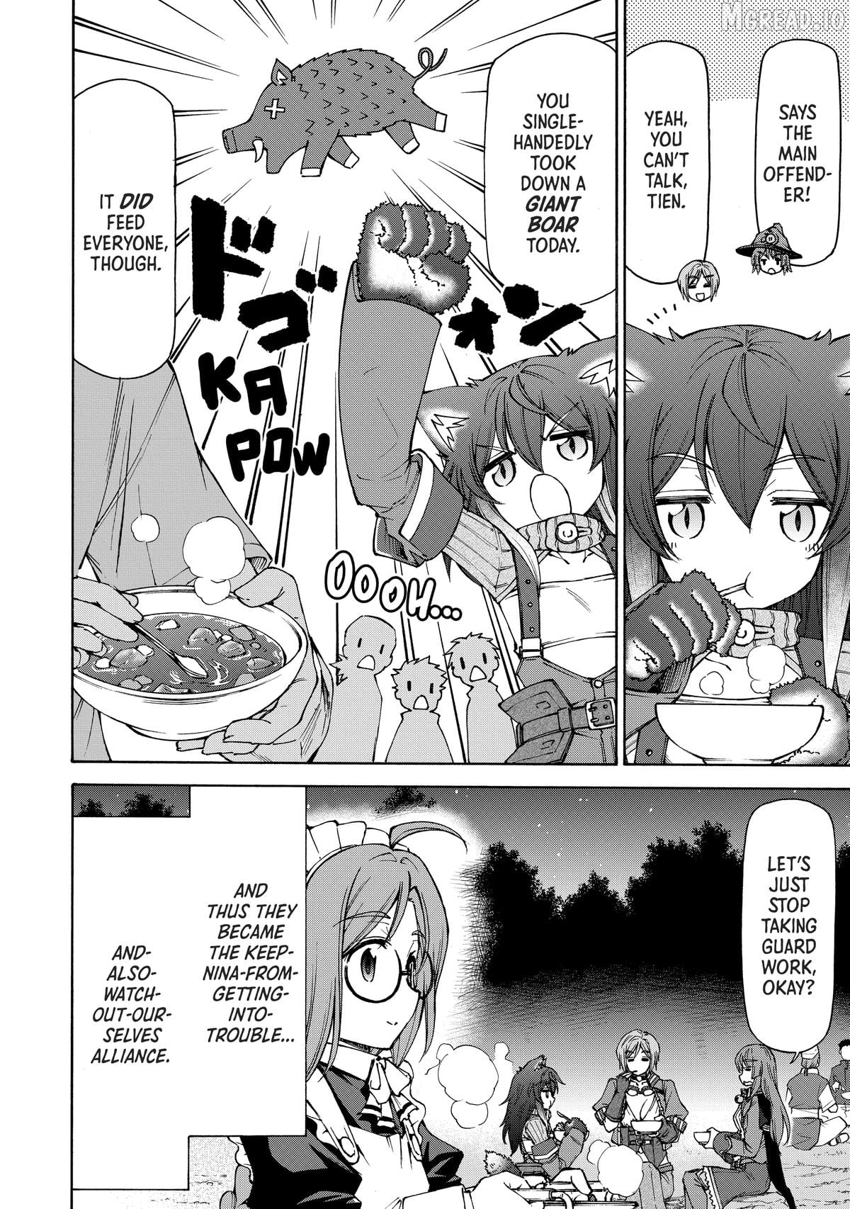 Maid nara Touzen desu. ~Nureginu wo Kiserareta Bannou Maid-san wa Tabi ni Deru Koto ni shimashita.~ Chapter 22 - page 5