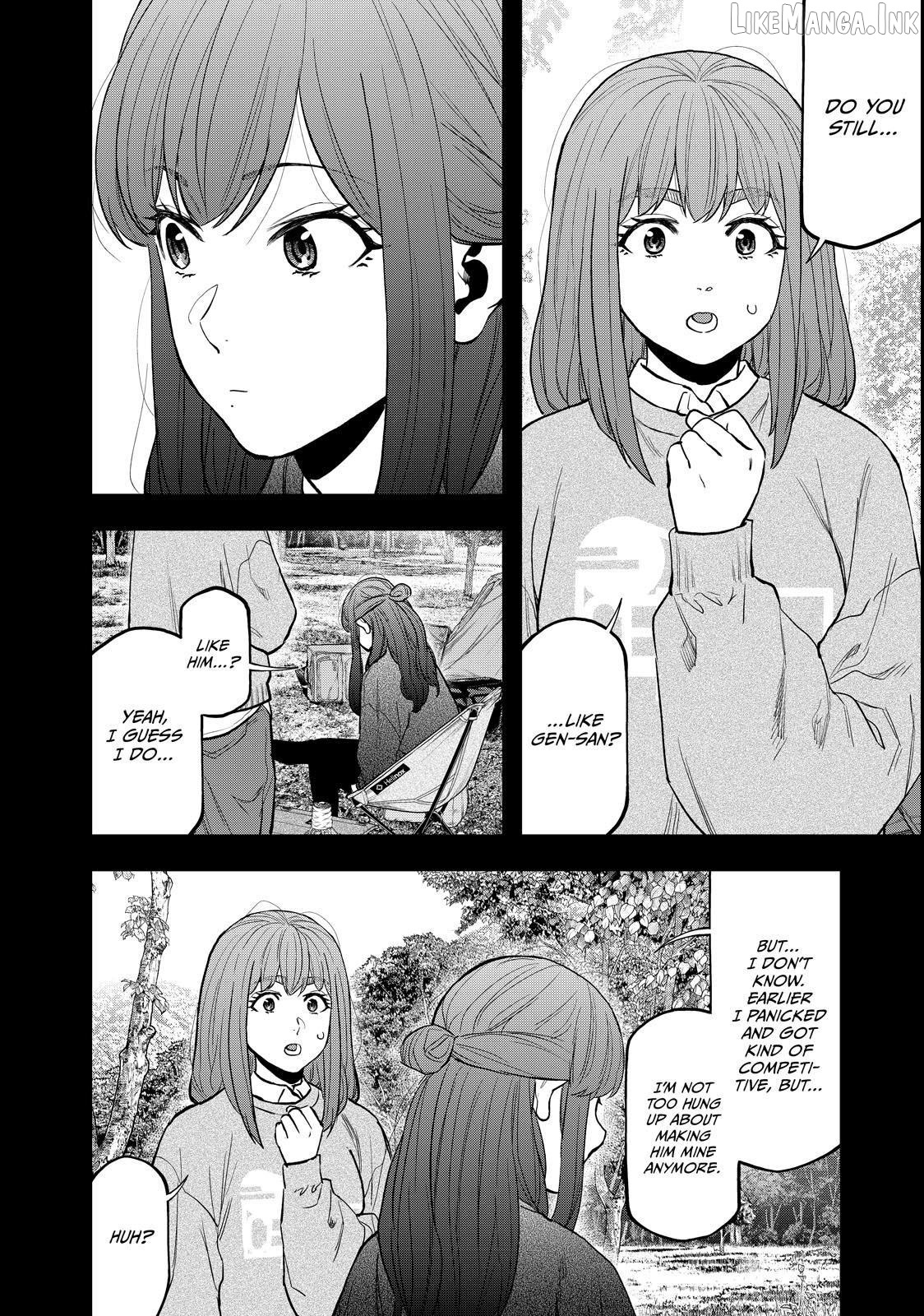 Futari Solo Camp Chapter 92 - page 18