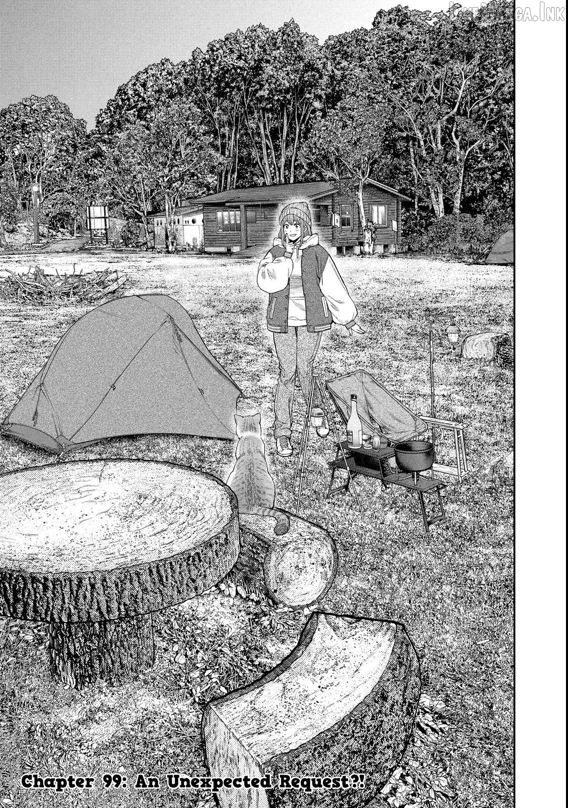 Futari Solo Camp Chapter 99 - page 1