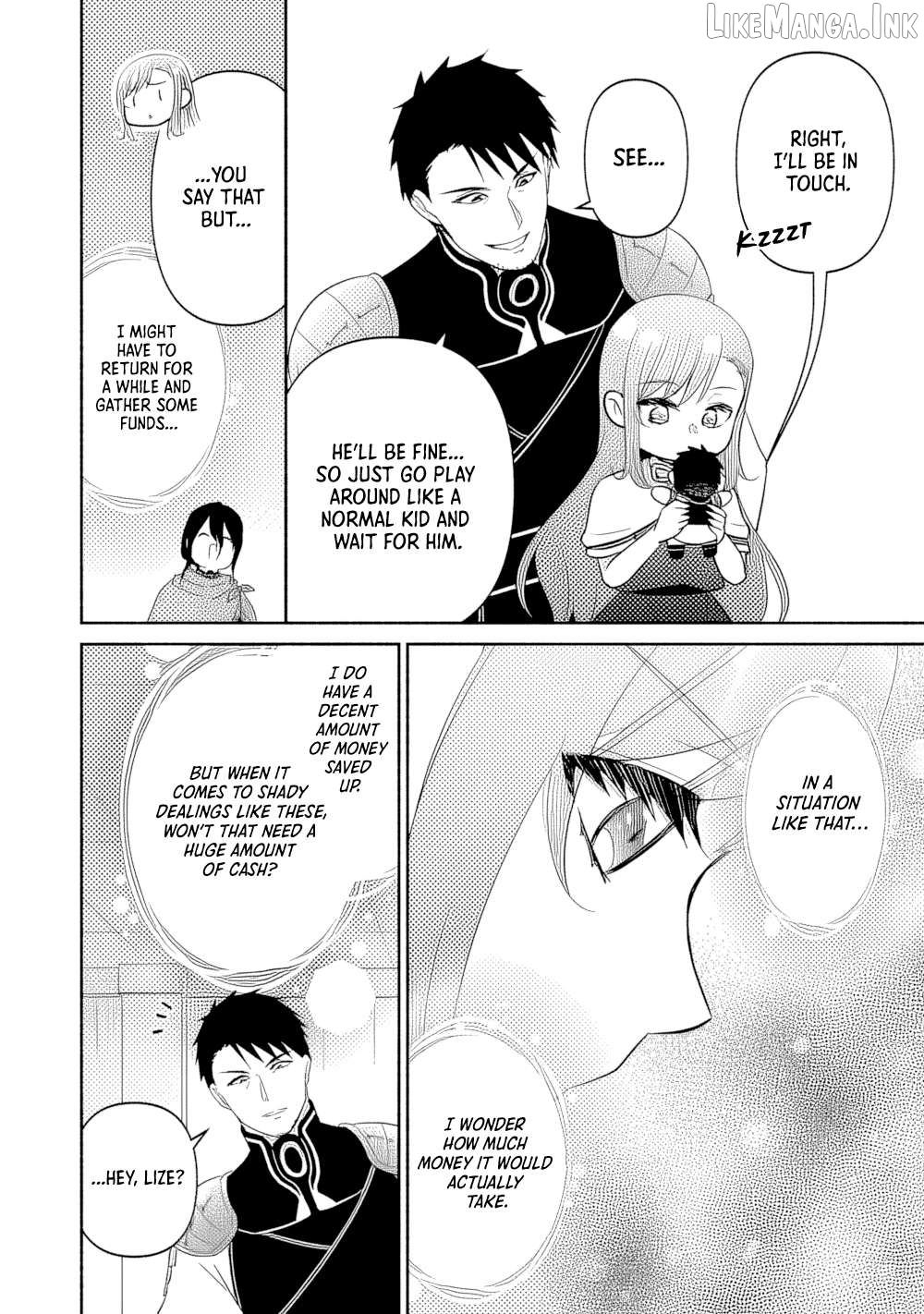 Tensei Youjo. Kamikemono to Ouji to, Saikyou no Ojisan Youhei-dan no Naka de Ikiru. Chapter 37 - page 12
