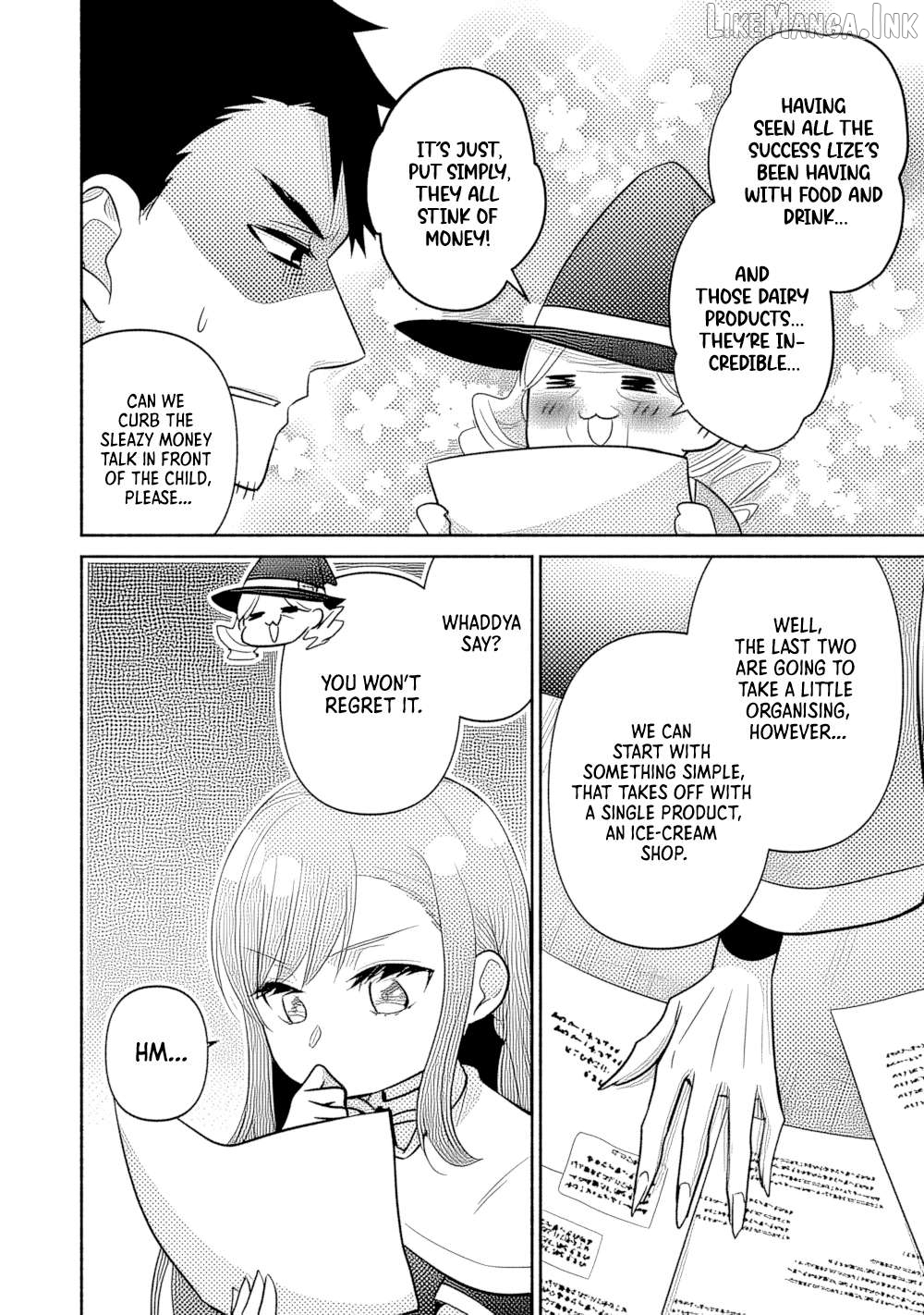 Tensei Youjo. Kamikemono to Ouji to, Saikyou no Ojisan Youhei-dan no Naka de Ikiru. Chapter 37 - page 16