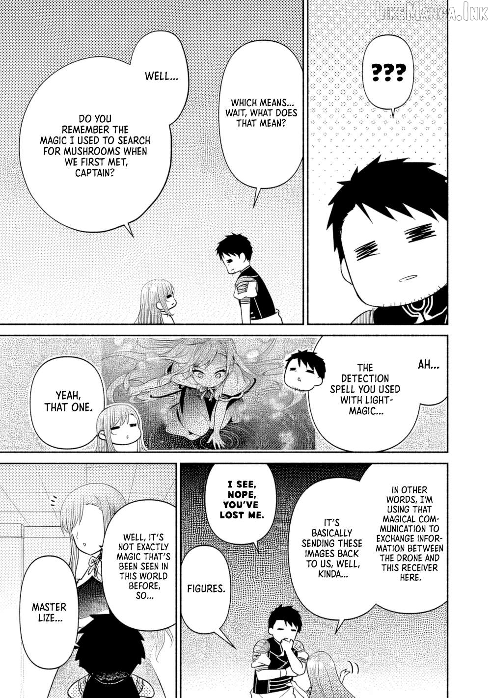 Tensei Youjo. Kamikemono to Ouji to, Saikyou no Ojisan Youhei-dan no Naka de Ikiru. Chapter 37 - page 9