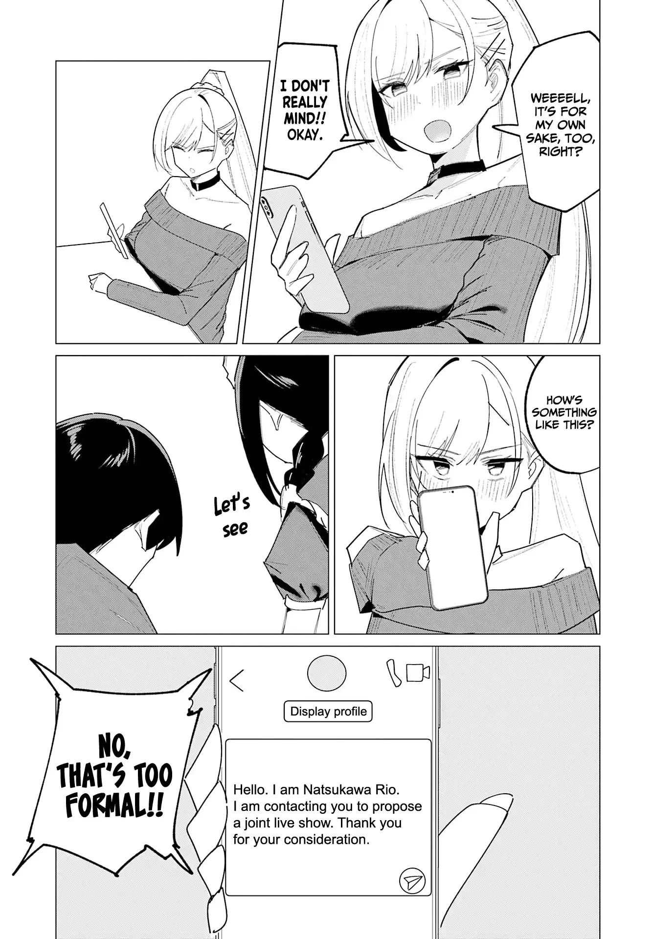 Chika Idol wo Kage de Sasaeru Ore Chapter 19 - page 12