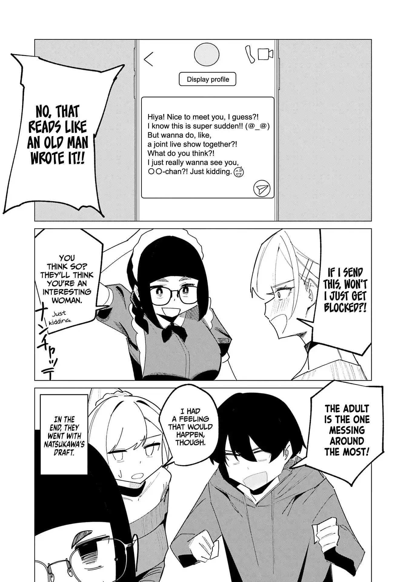 Chika Idol wo Kage de Sasaeru Ore Chapter 19 - page 16
